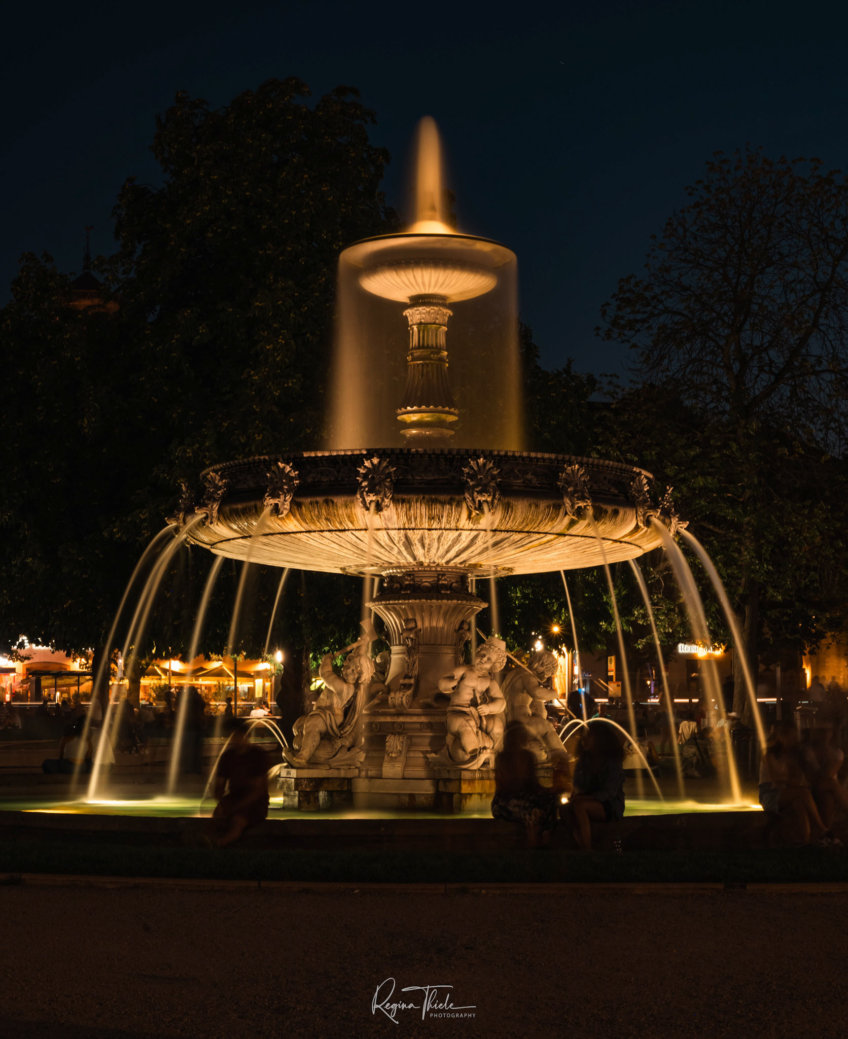 Springbrunnen Stuttgart / Deutschland