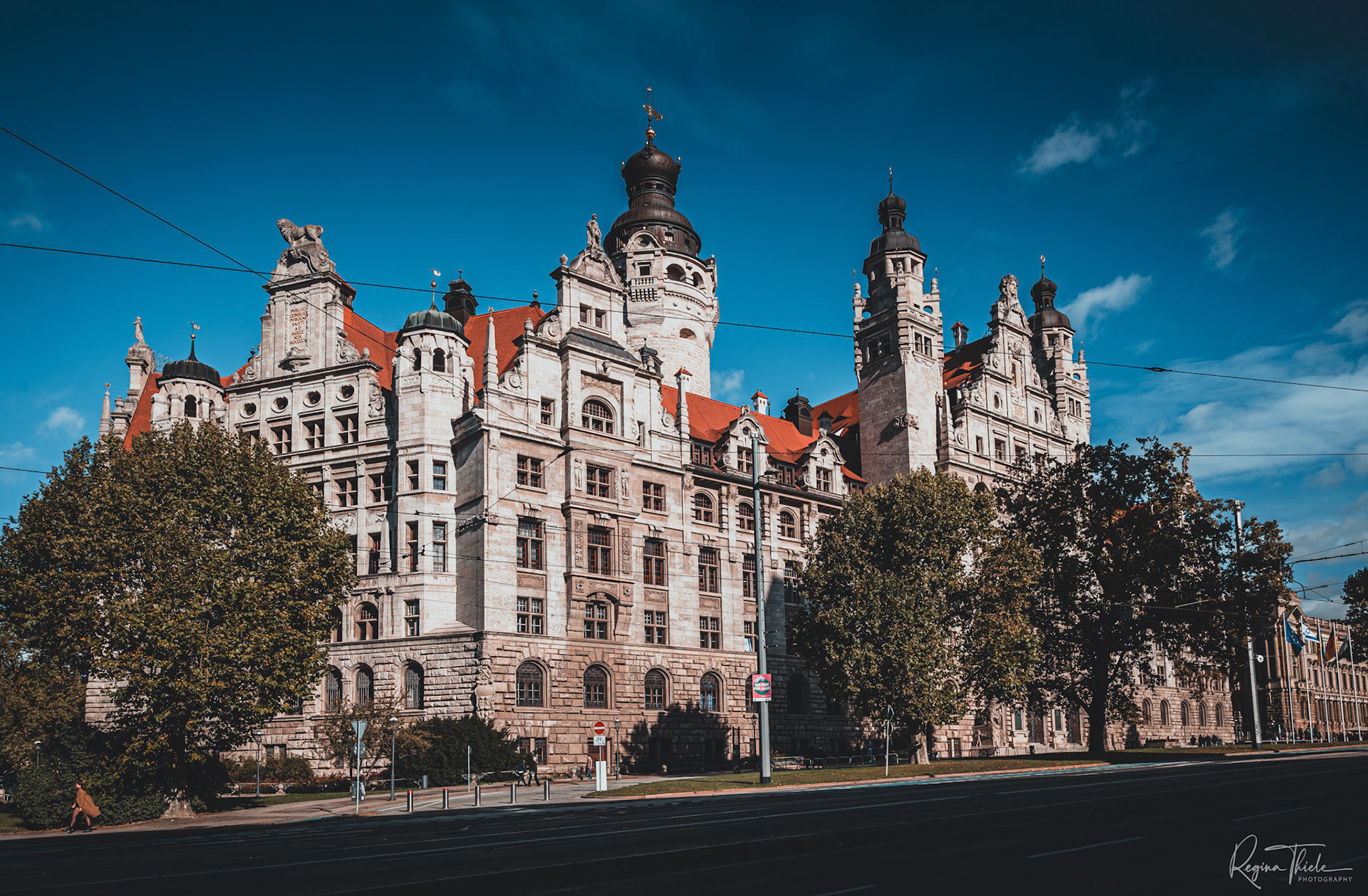 neues Rathaus Leipzig / Deutschland