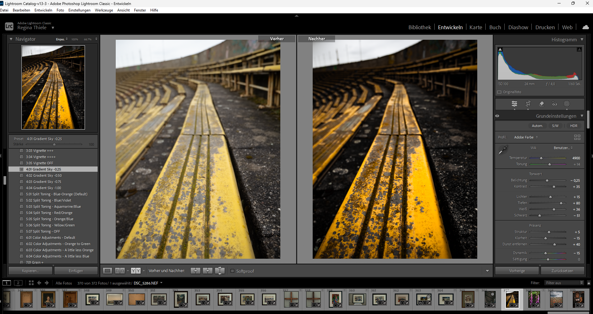 lightroom work