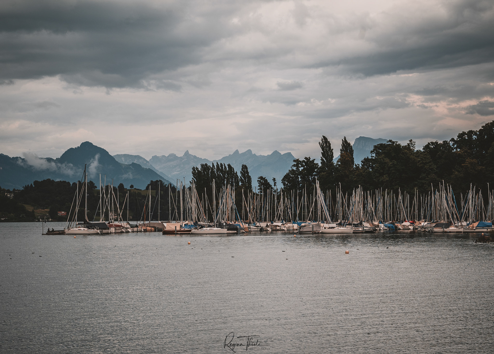 Panoramablick Vierwaldtstätter See / Schweiz