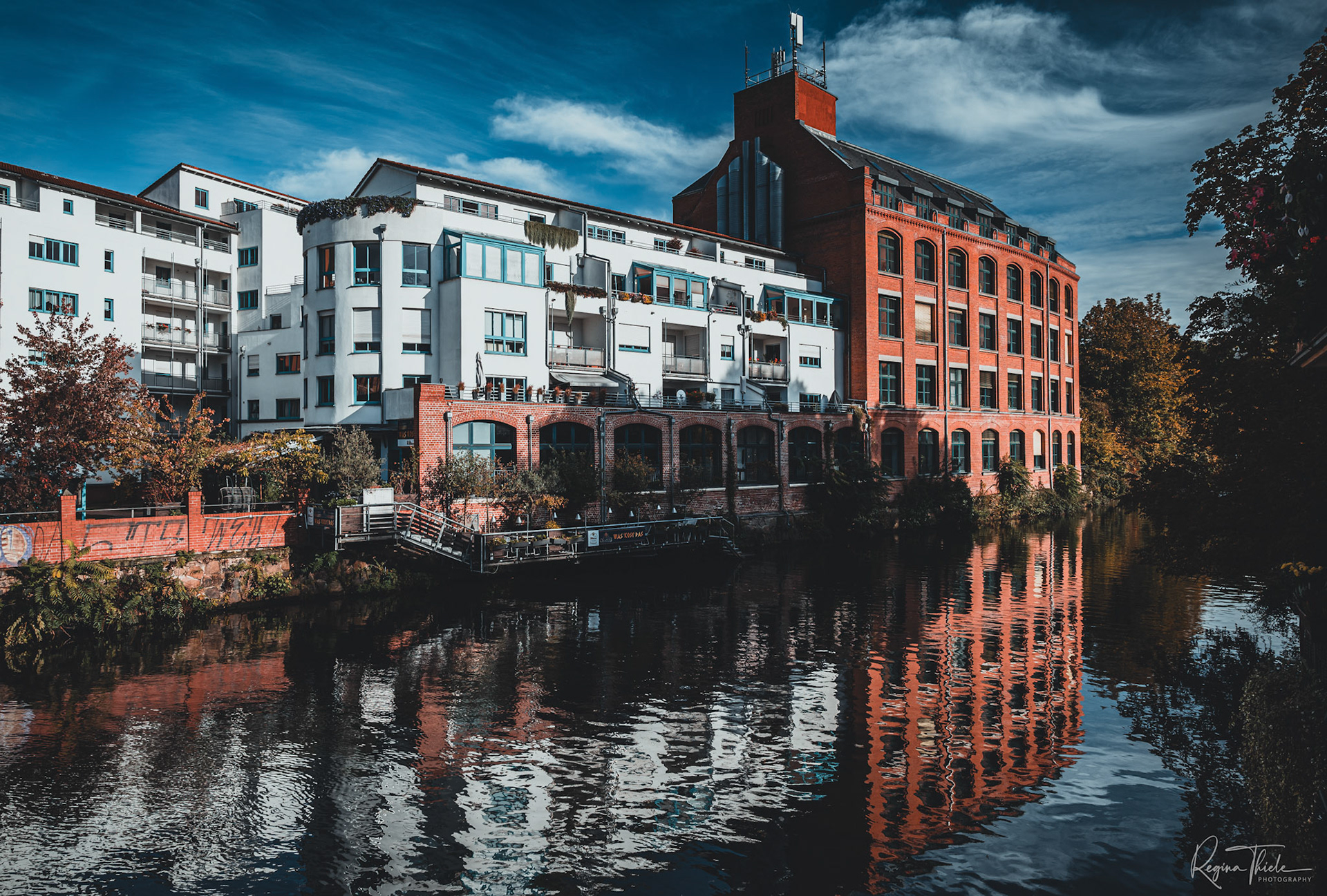 Kanäle Leipzig / Deutschland