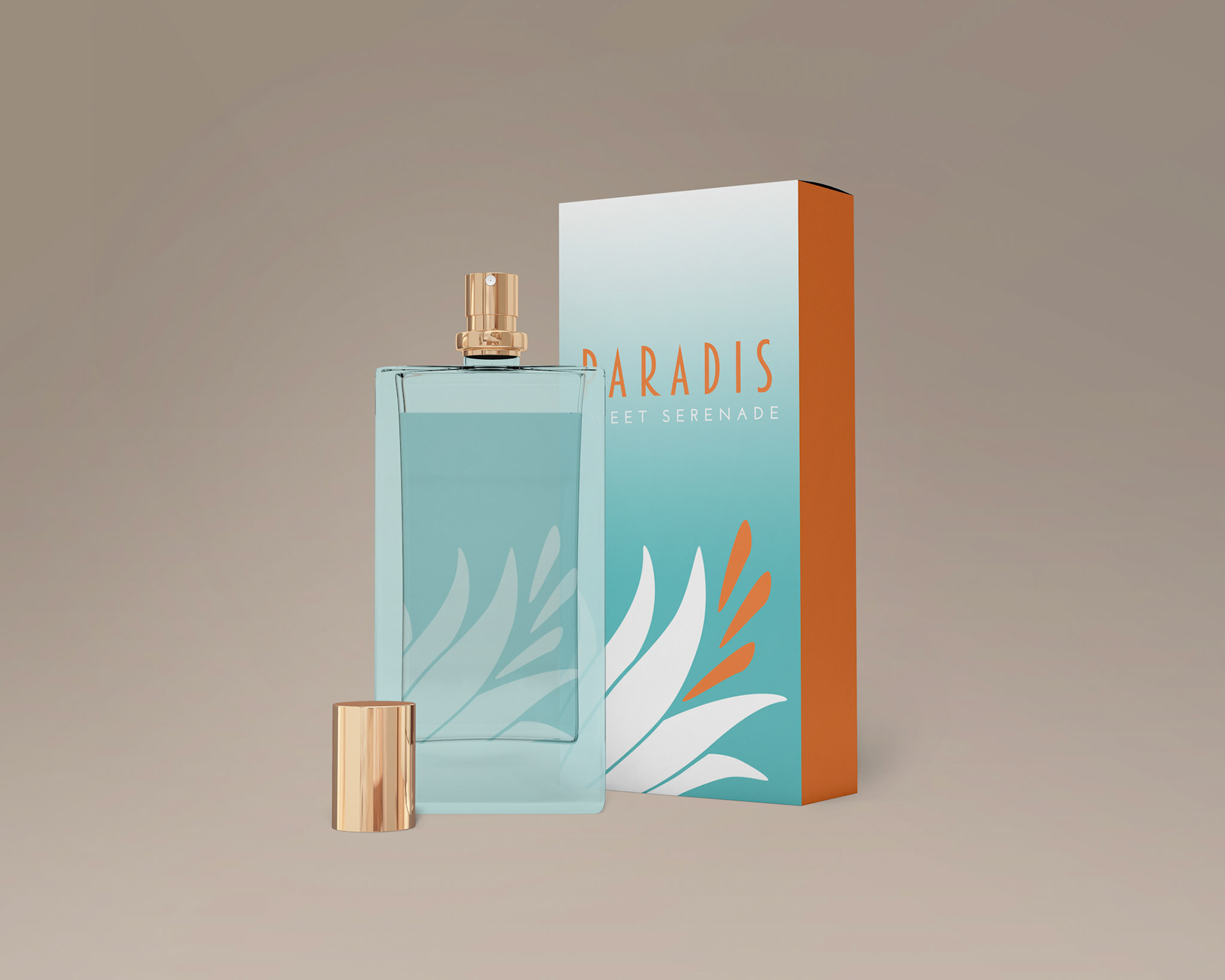 Perfume bottle mock-up (Digital, 4000px X 3200px, 2022)