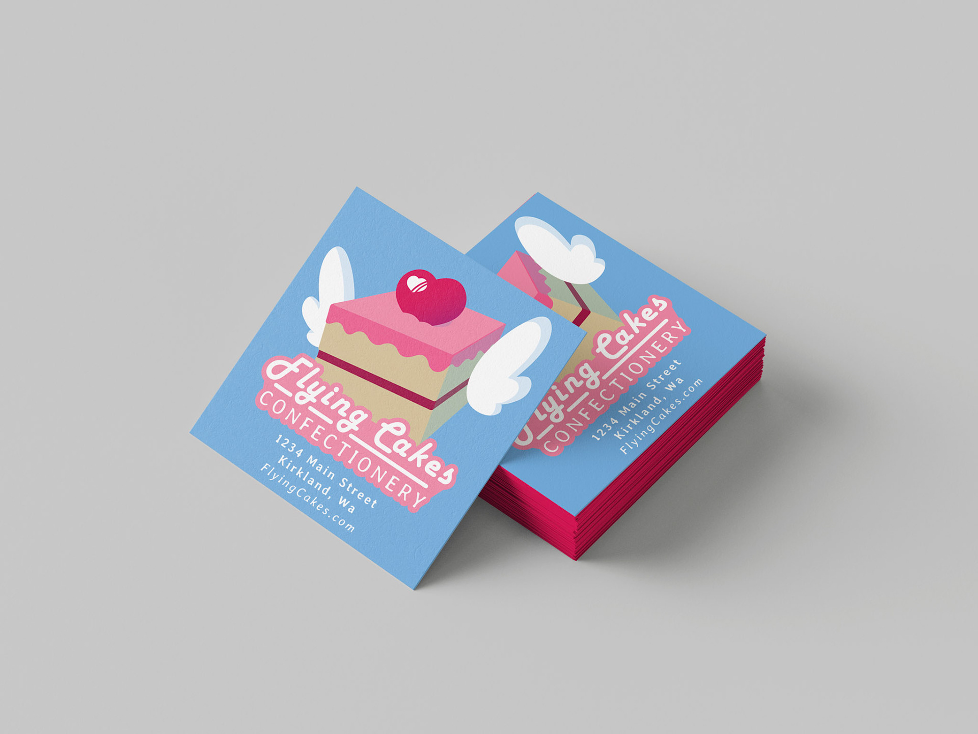 Front design of promotional cards/business cards. (Digital, 3000px X 2250px, 2022)