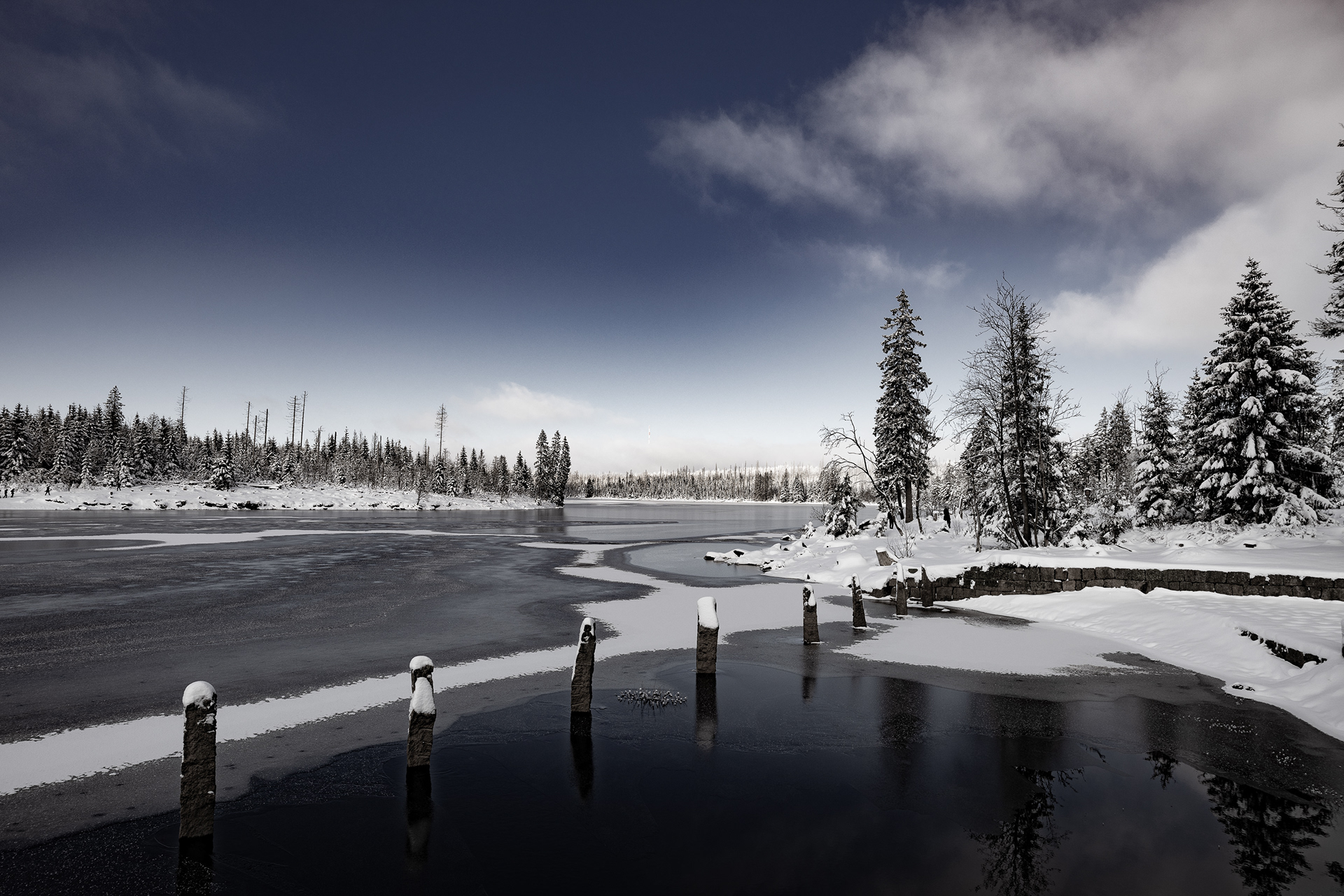 Der Winter-Oderteich 