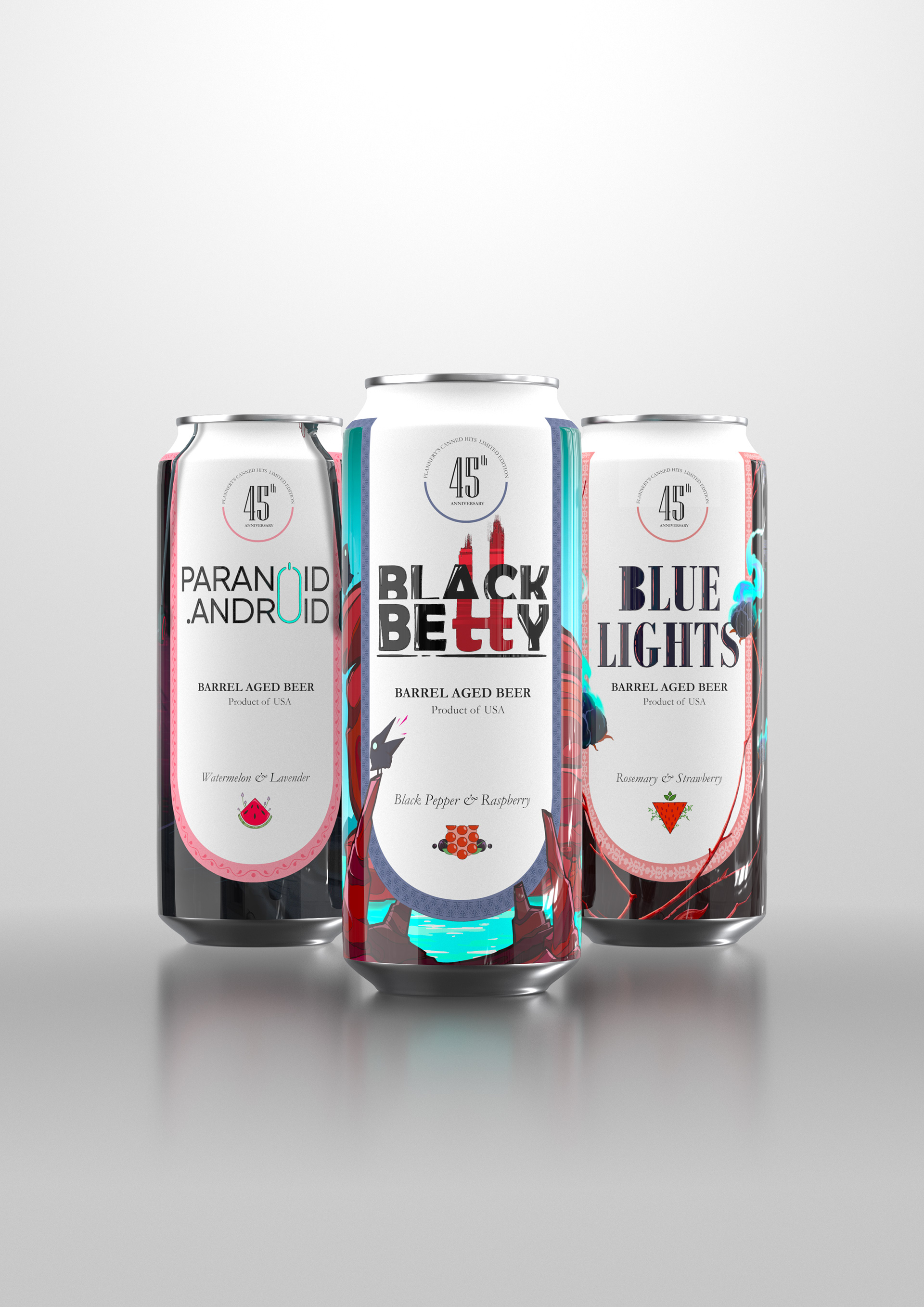 Canned Hits - Les trois visuels côte à côte