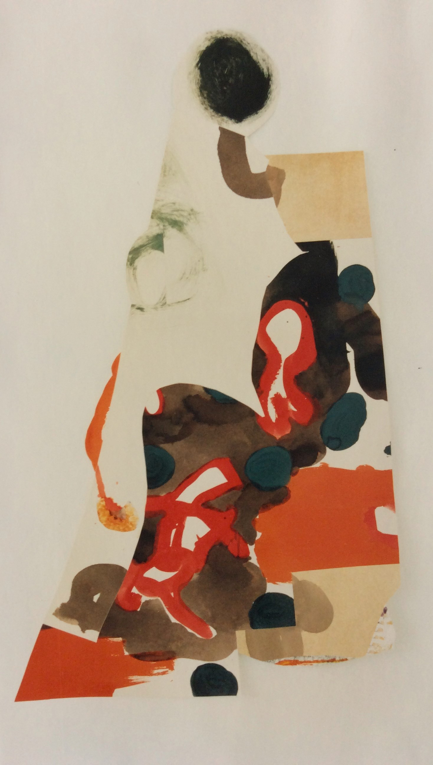 fairy tale, 1994, Gouache auf Tapetenpapier, 71,5 x 44 cm