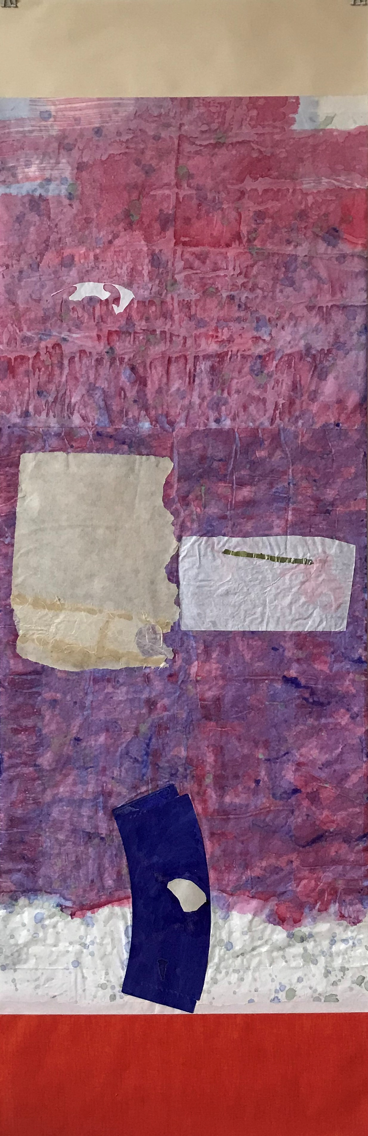 ein jegliches zu seiner Zeit, 2021, Tinte, Gouache, Papier, Stoff