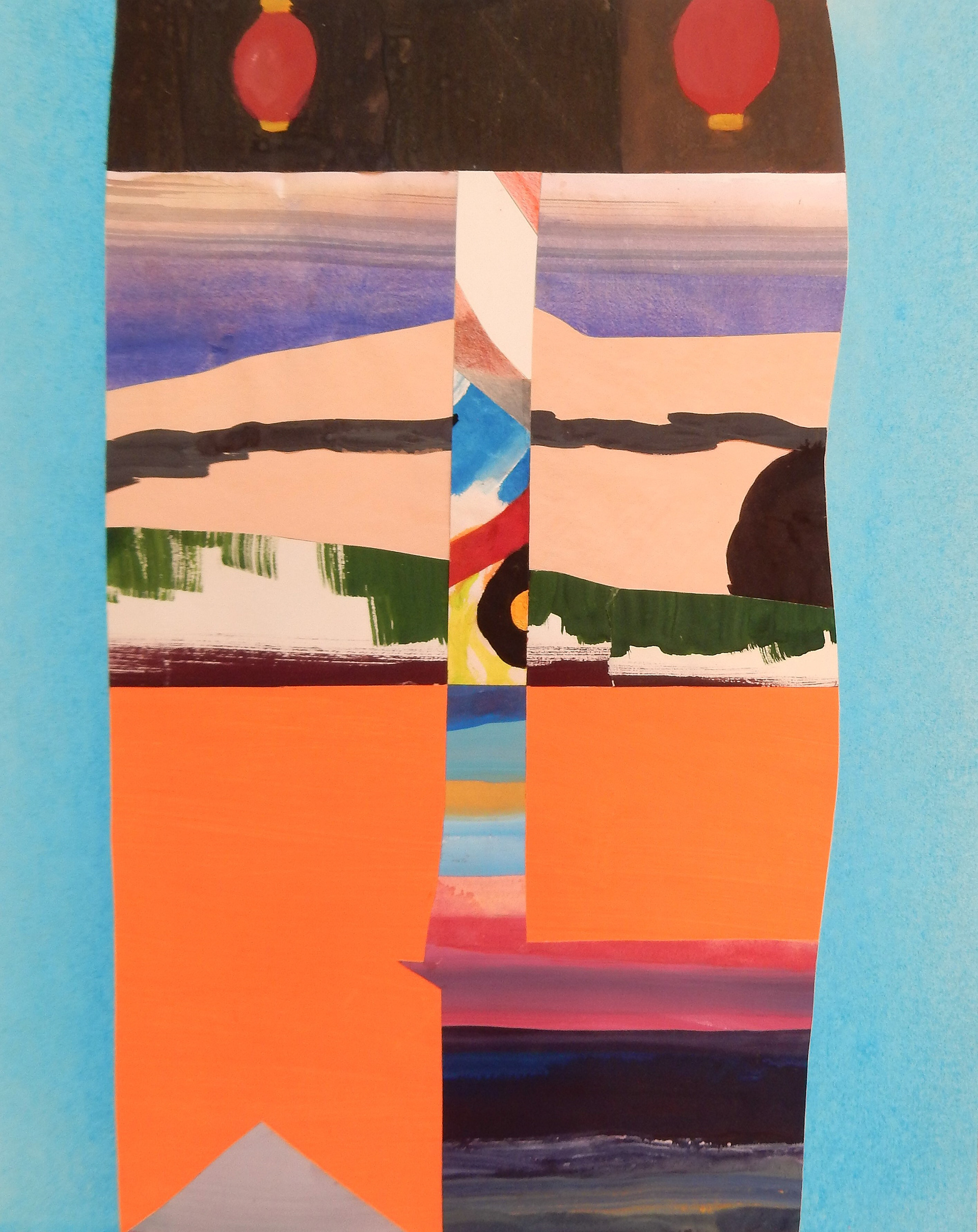 Erinnerung an Tibet, 2003, 45 x 36 cm