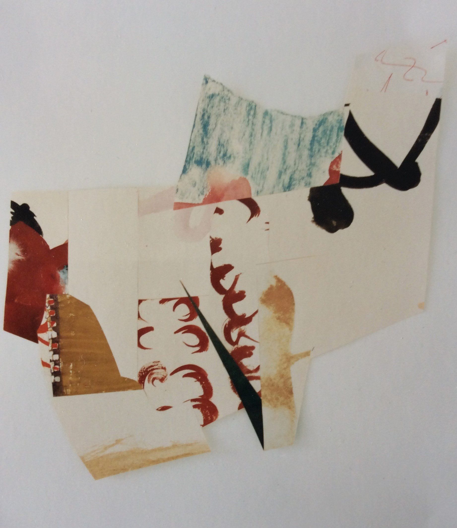spring, 1994, Gouache auf Tapetenpapier,  35 x 60 cm