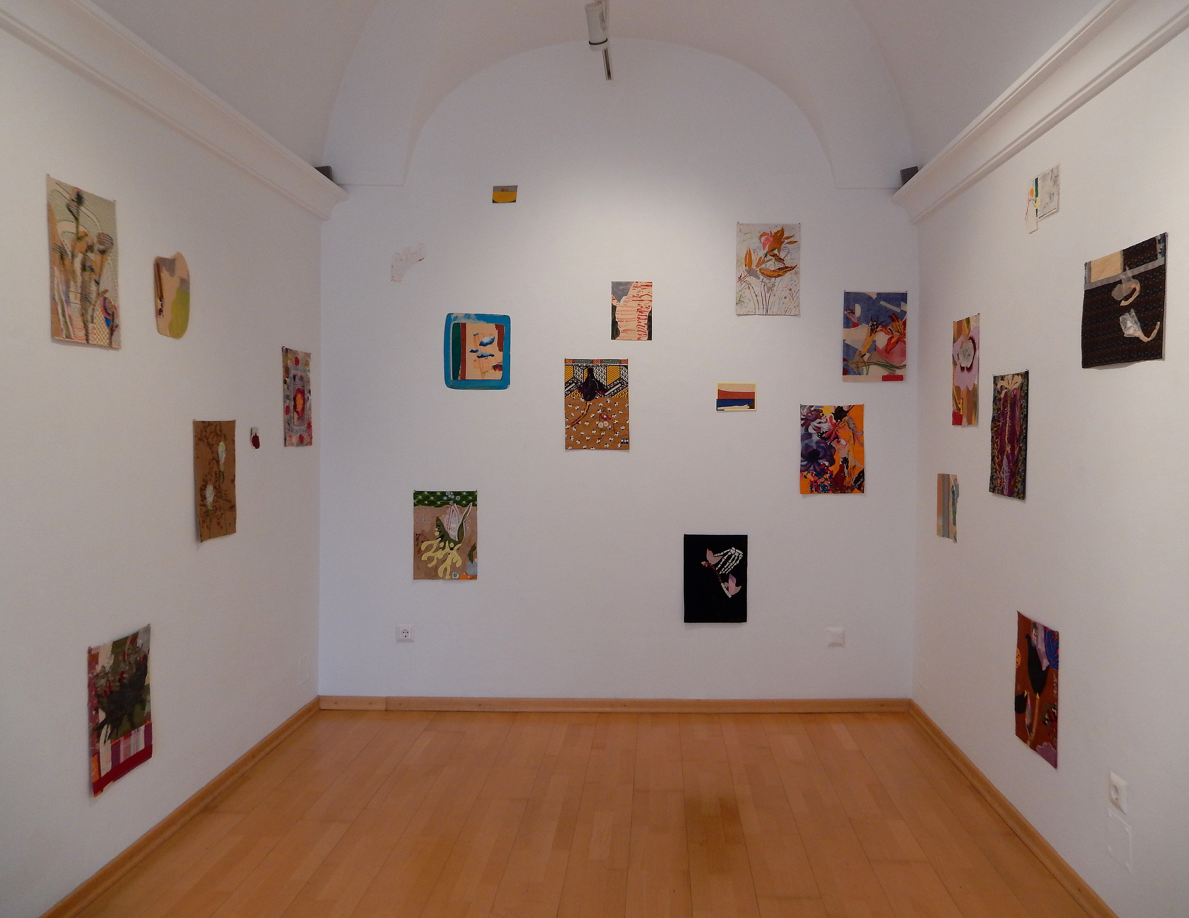 mein Raum: Herbarium, textil und Papier