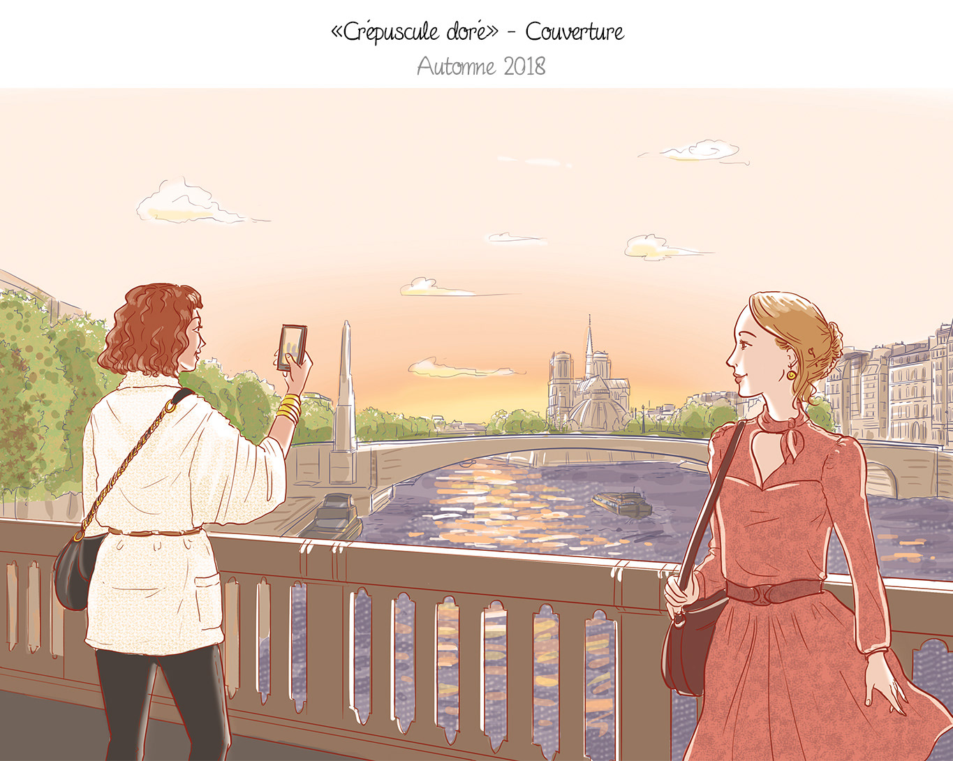 Couverture livret Box beauté "Crépuscule doré"