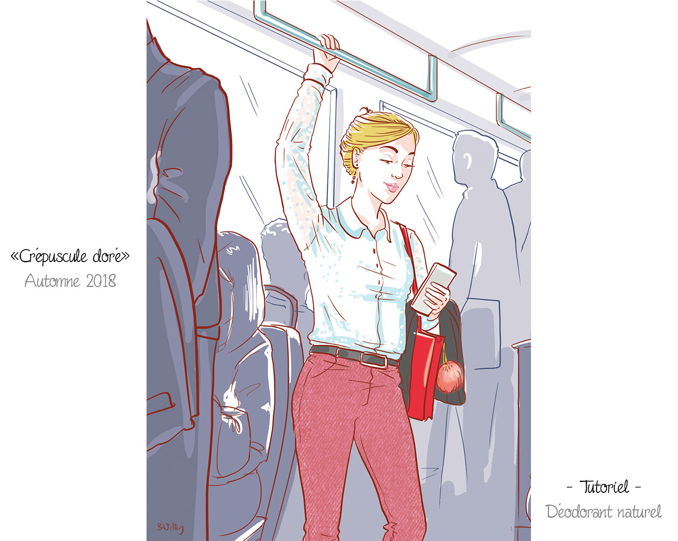 Illustration transport en commun