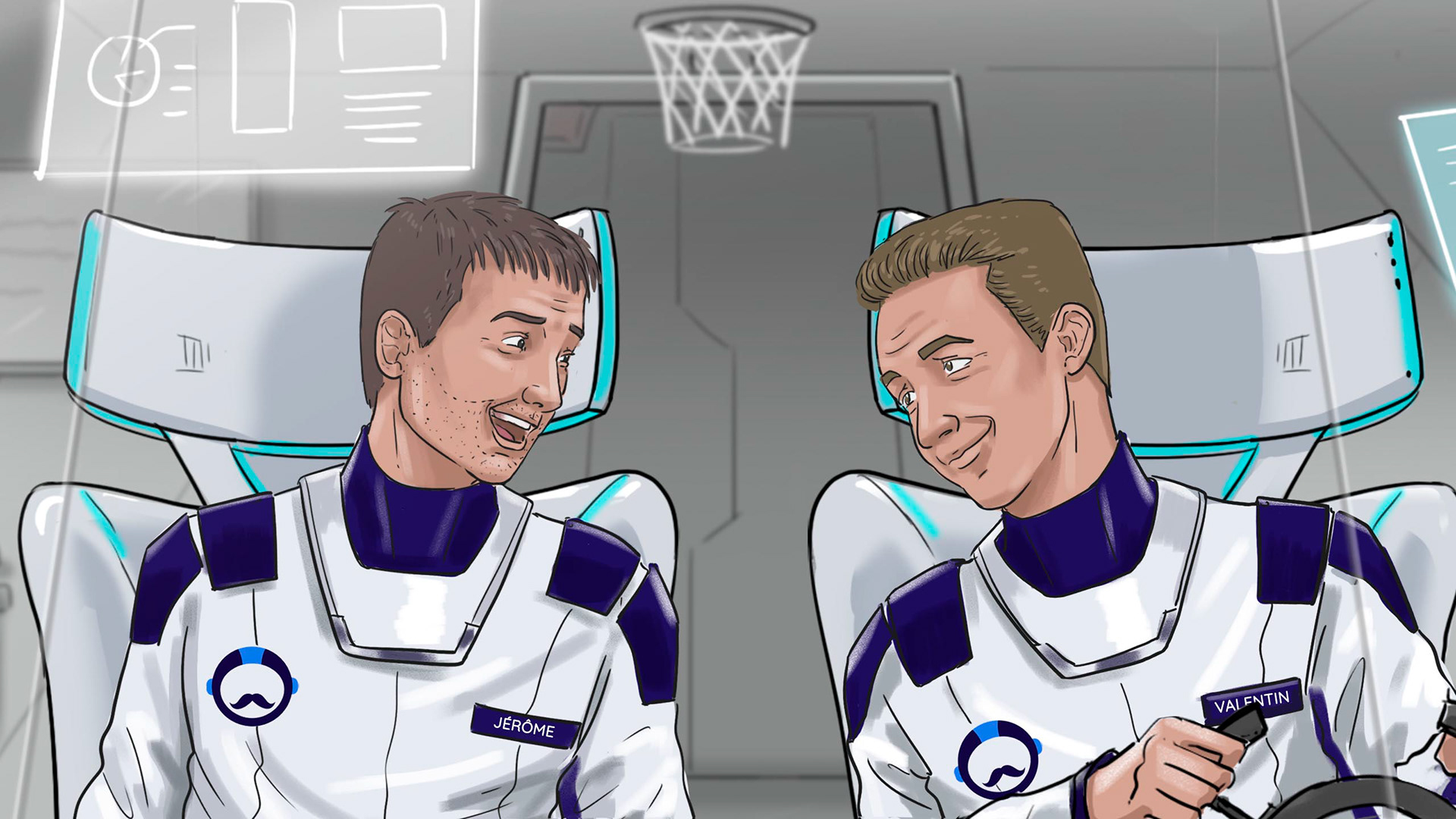 Storyboard - illustrations finalisées (extrait)