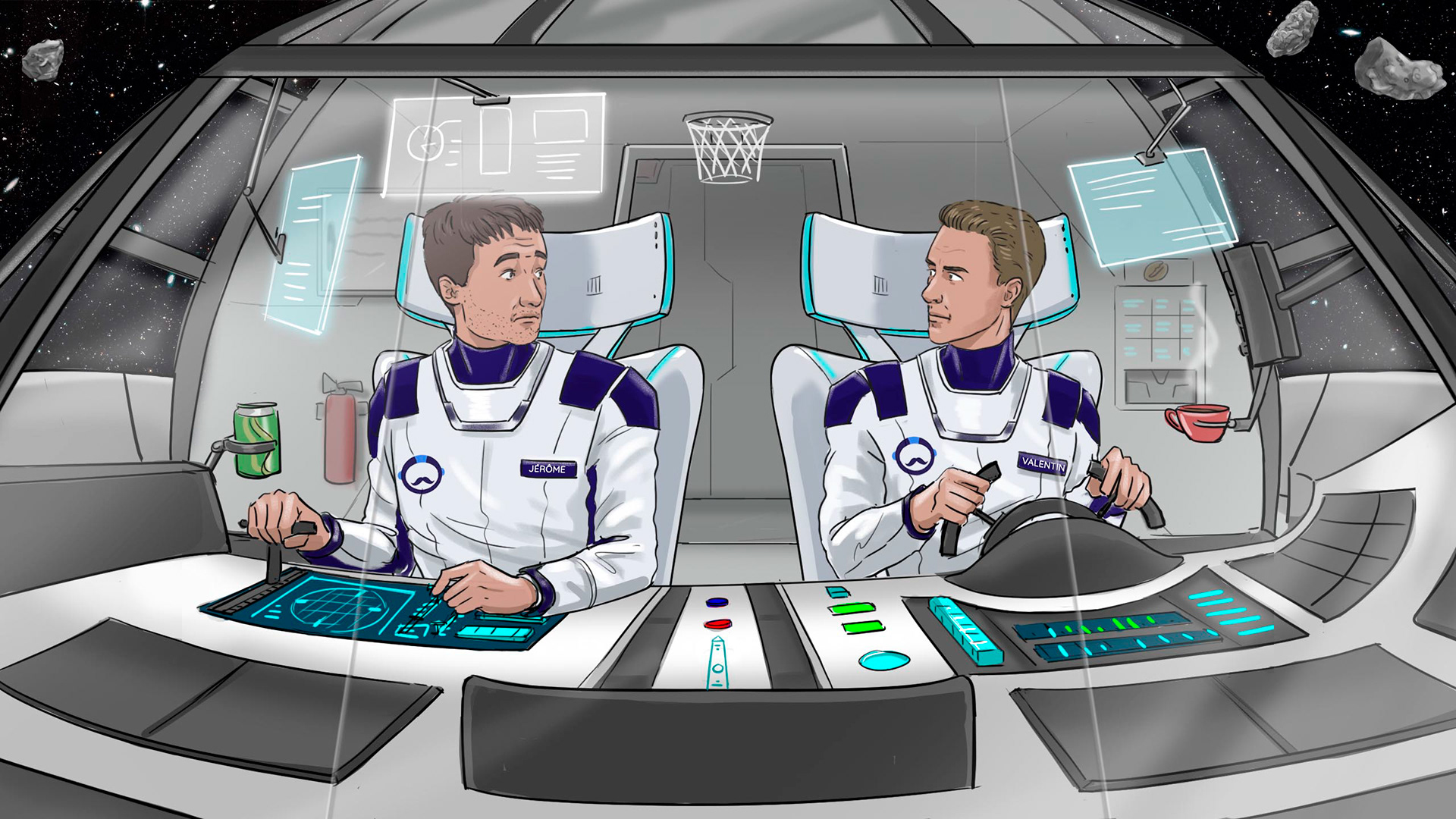 Storyboard - illustrations finalisées (extrait)