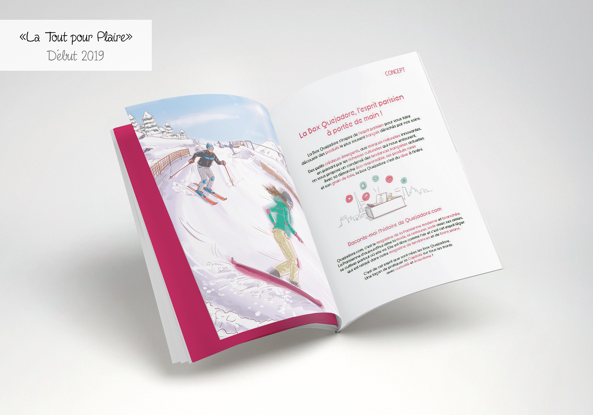 Mise en page du livret "La Tout pour plaire"