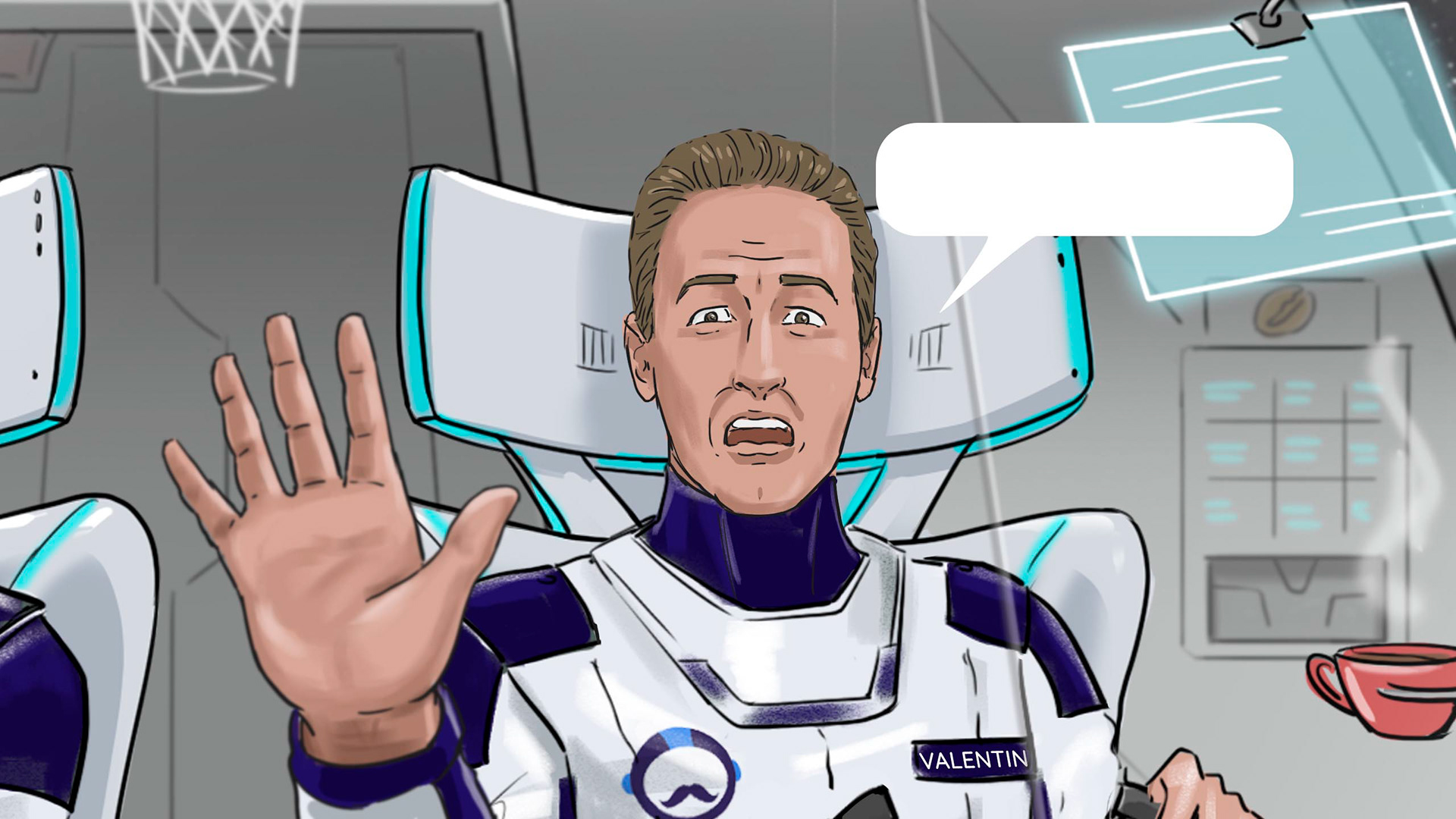 Storyboard - illustrations finalisées (extrait)