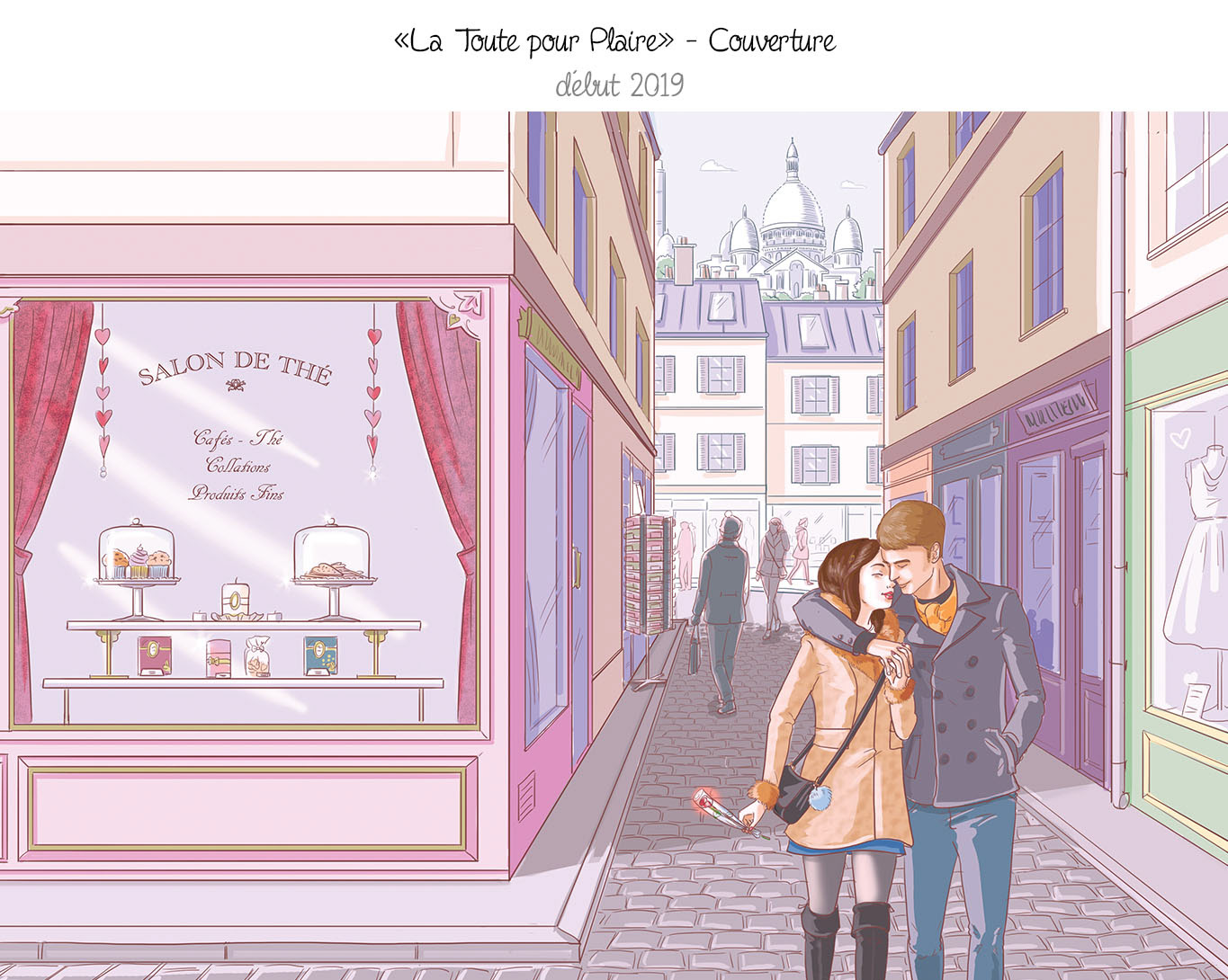 Illustration pour couverture Box beauté "La tout pour plaire"