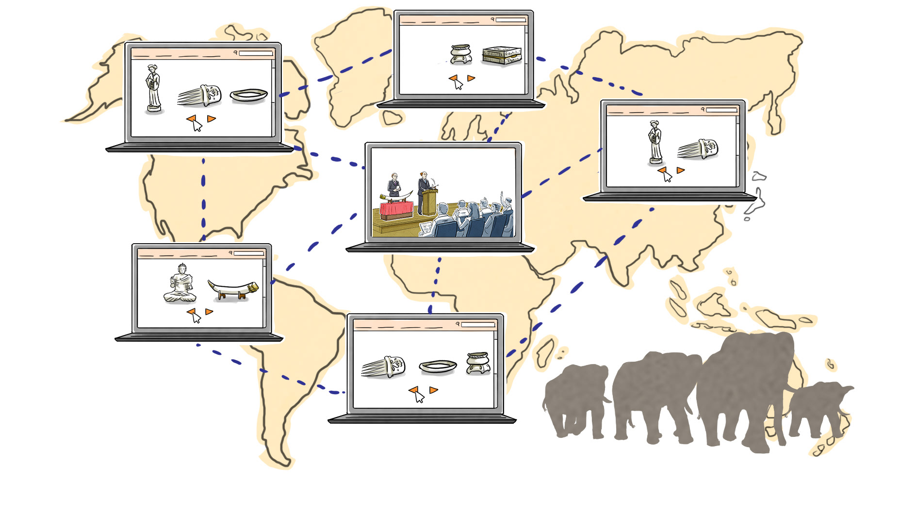 Illustration vidéo pédagogique