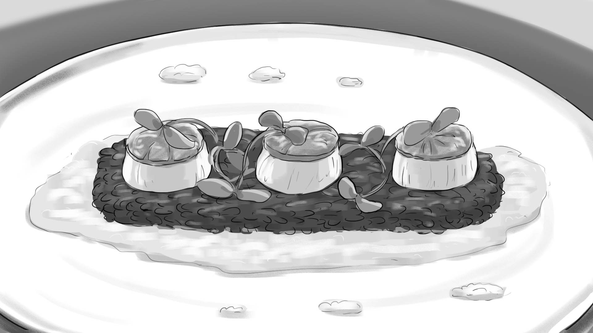 Storyboard - Manor - dressage assiette