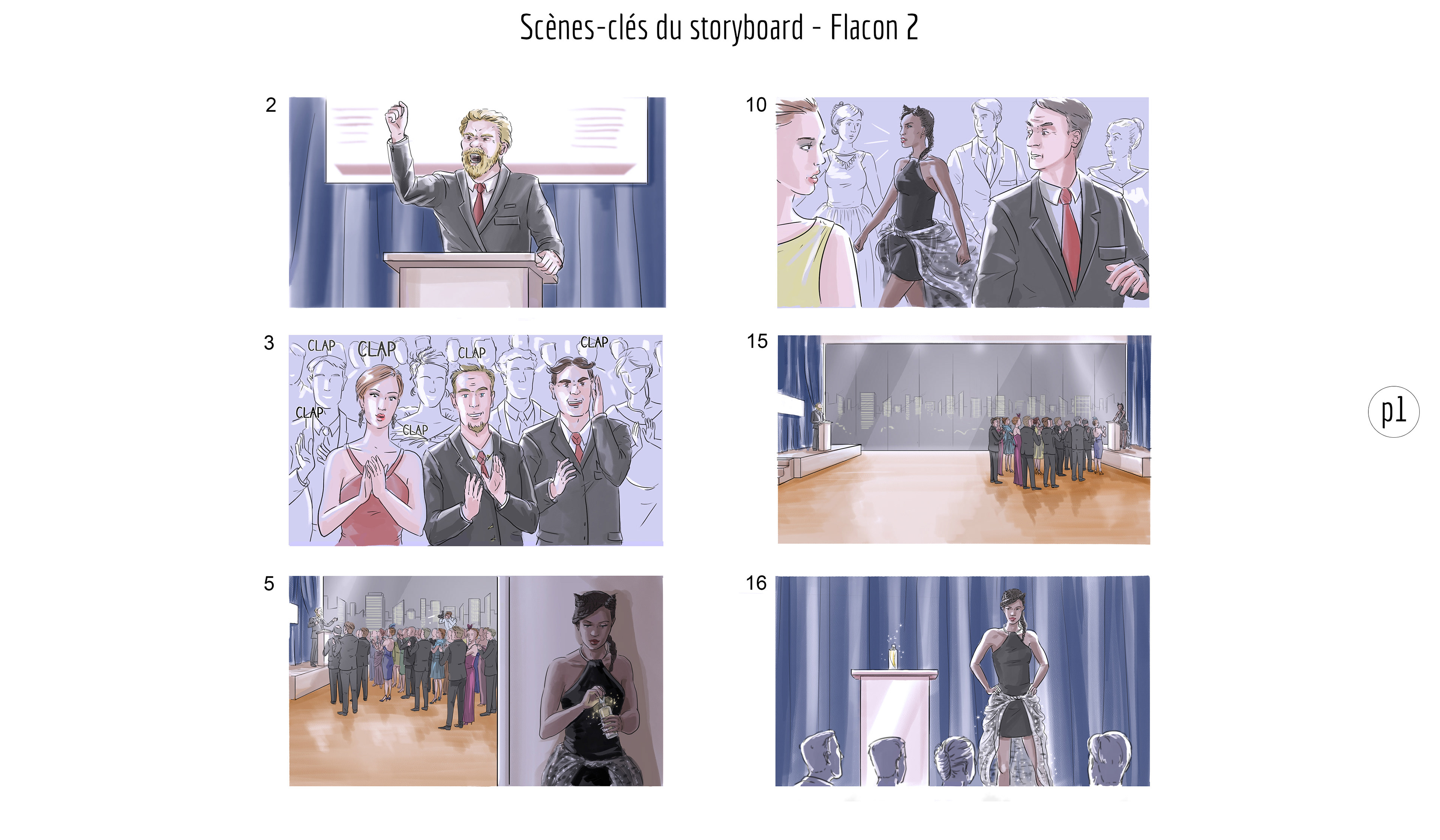 Storyboard Rendu couleur
