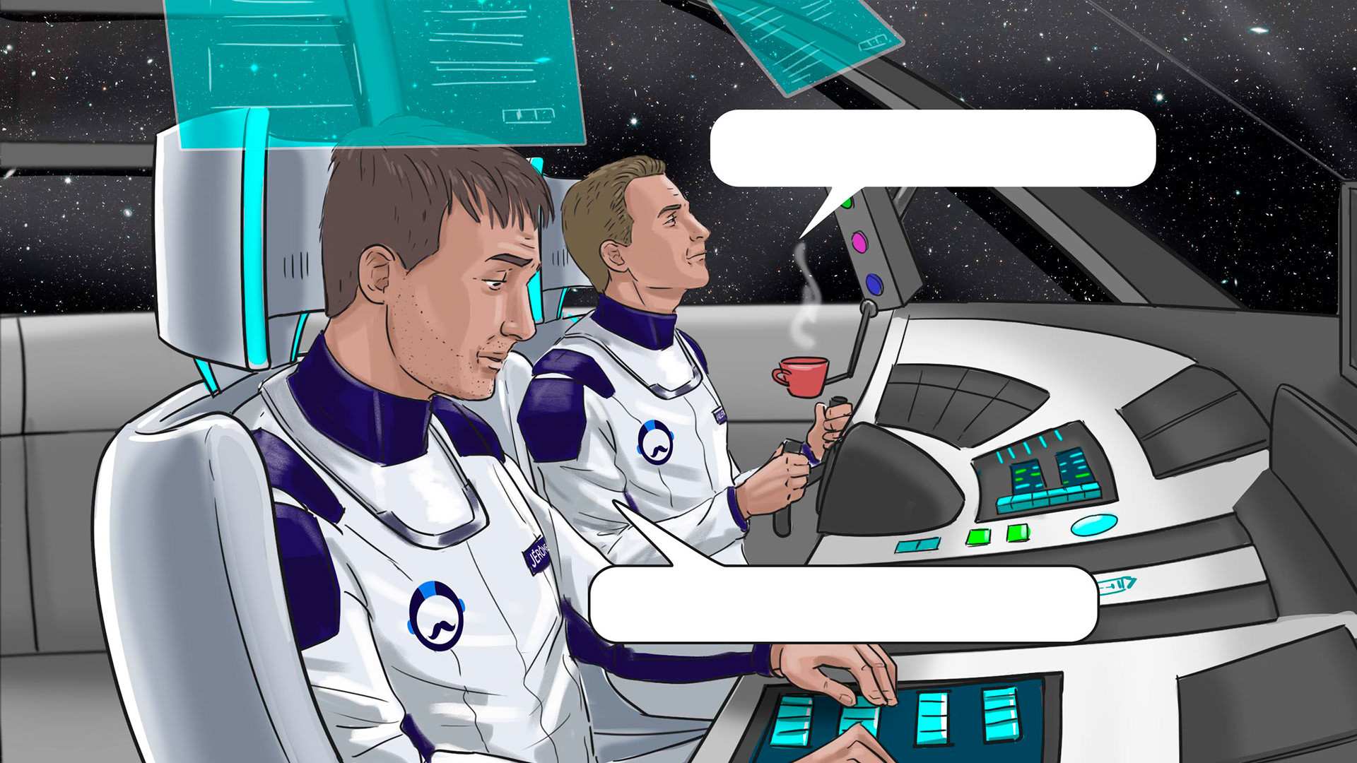 Storyboard - illustrations finalisées (extrait)