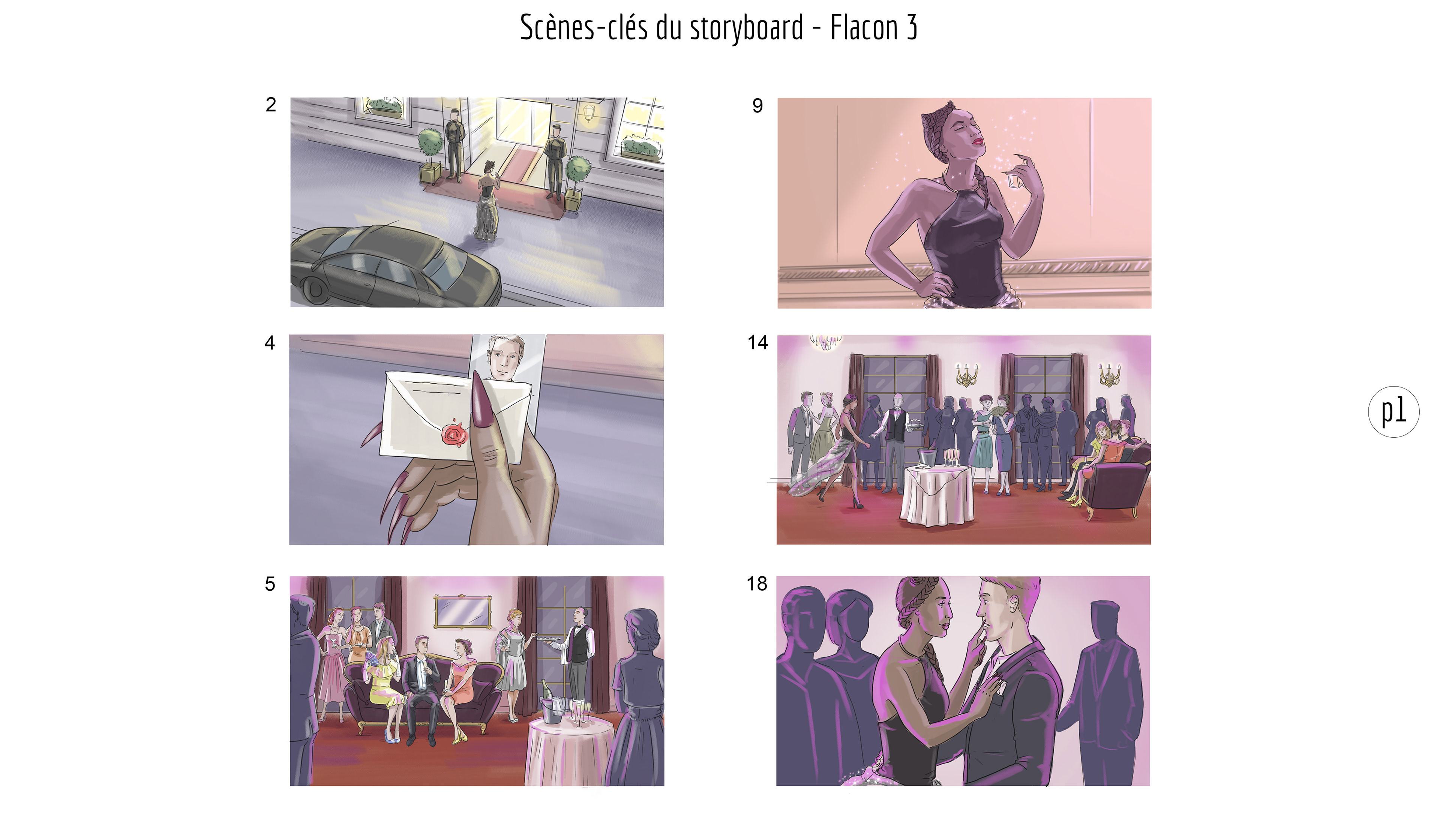 Storyboard Rendu couleur