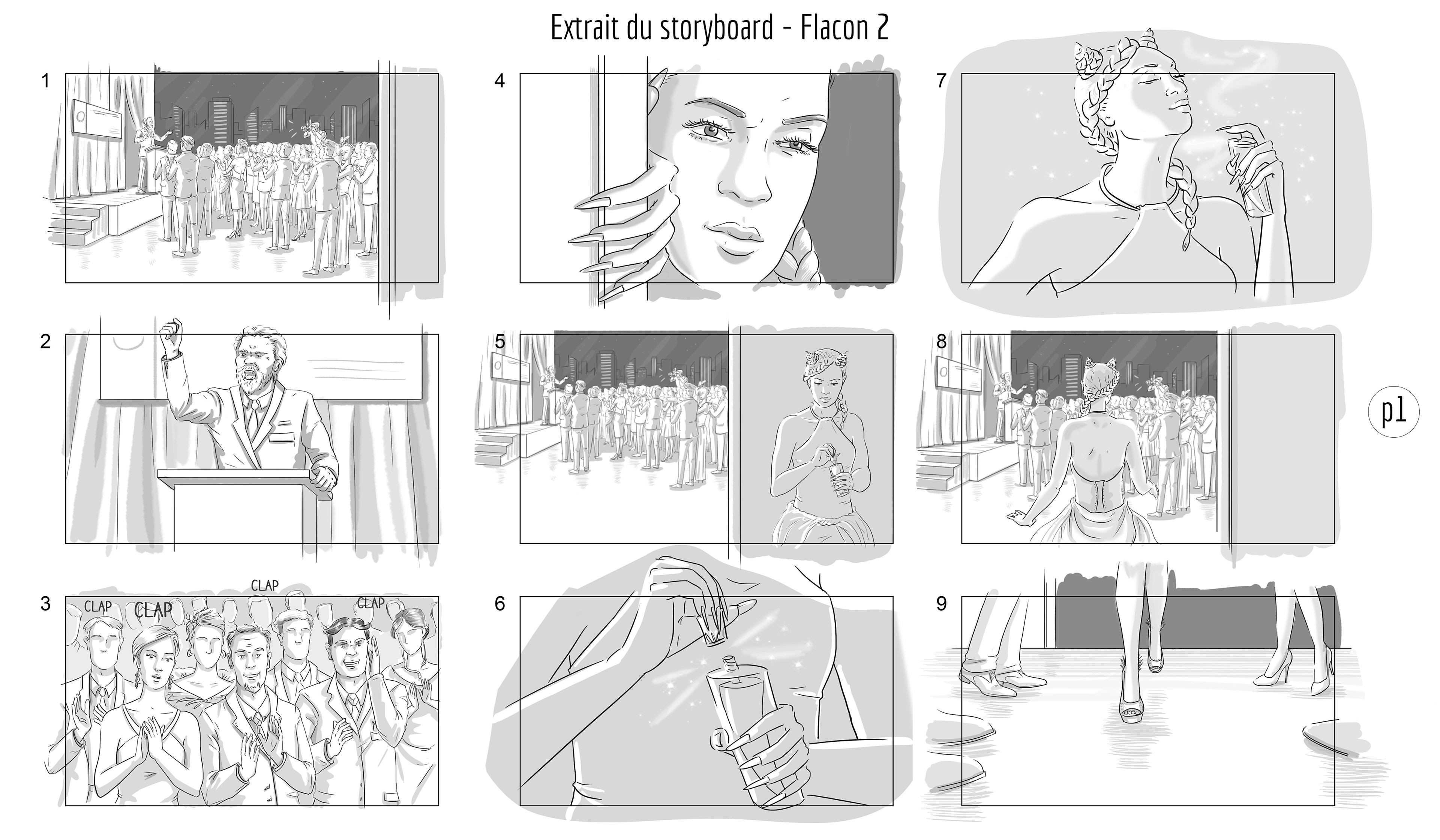 Storyboard Rendu N&B