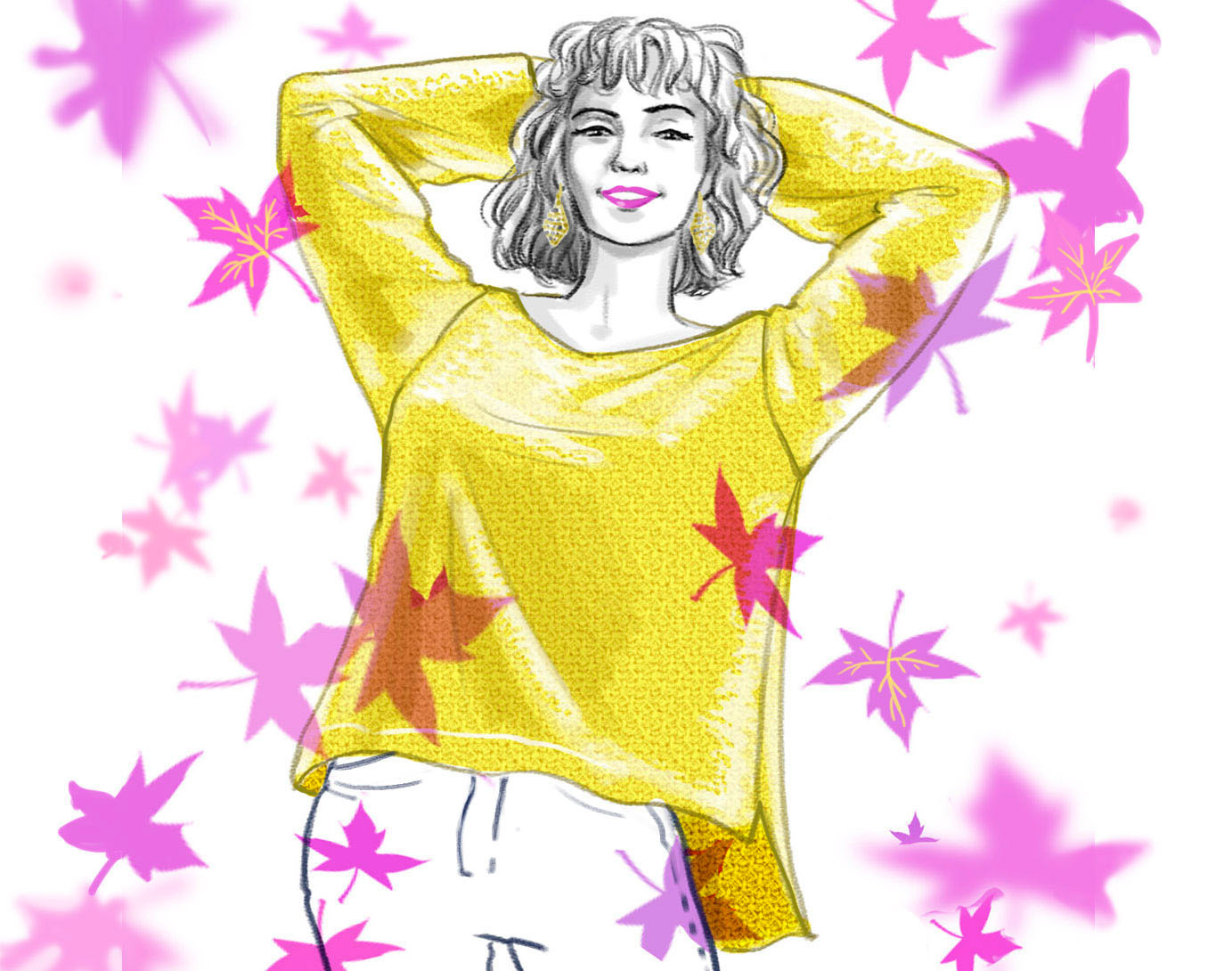 Illusration fashion - Pull OverSize
