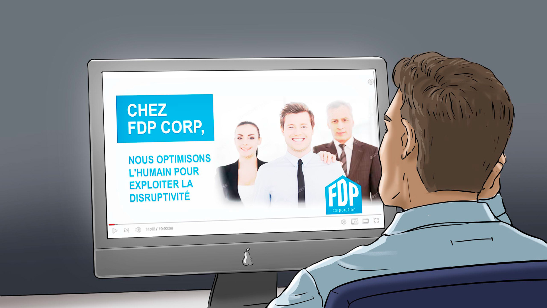 Storyboard - illustrations finalisées (extrait)