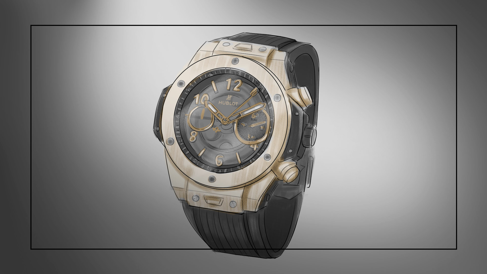 Storyboard luxe - Hublot, mise en scène du produit