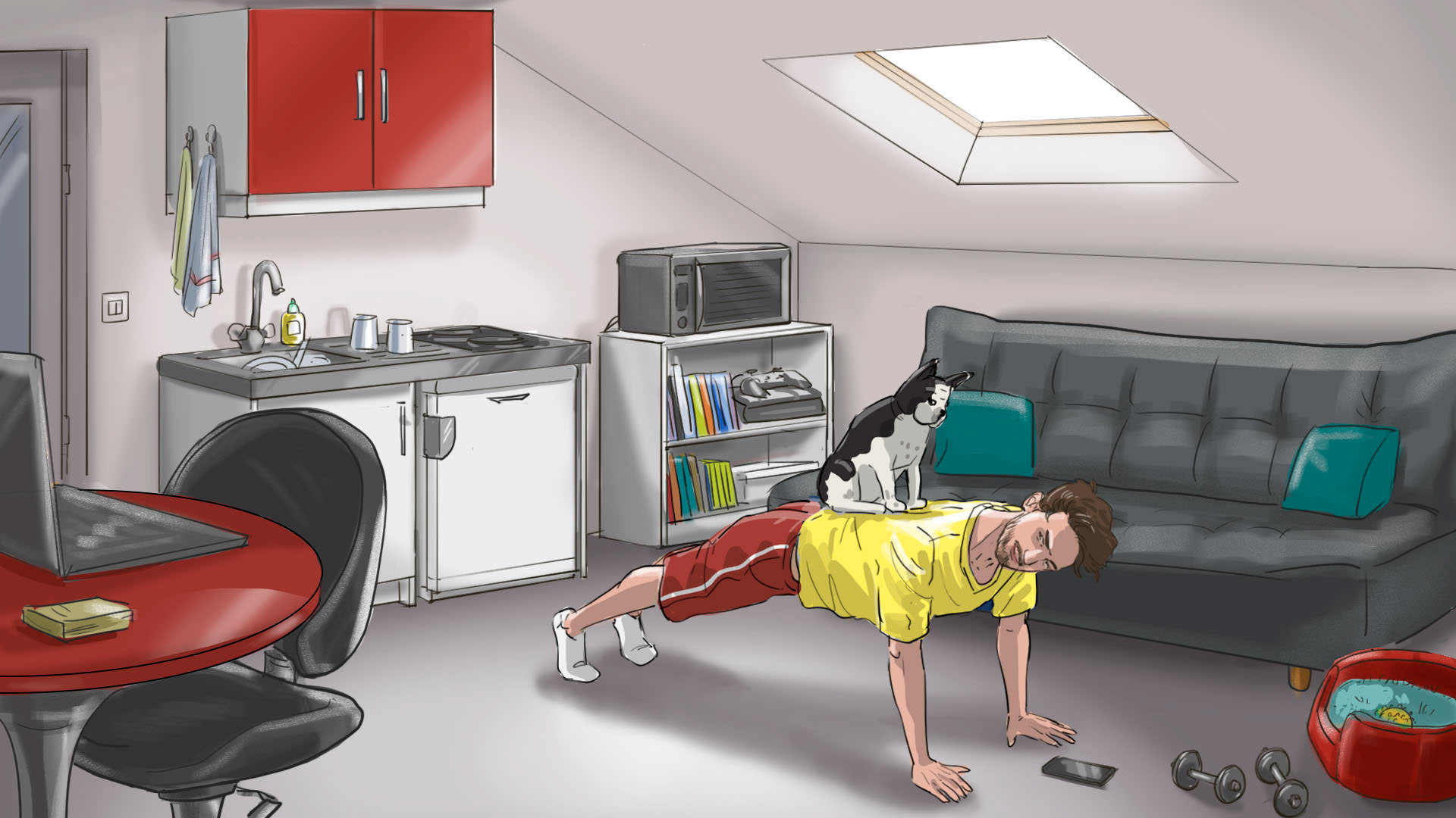 Storyboard couleur Esthima - extrait