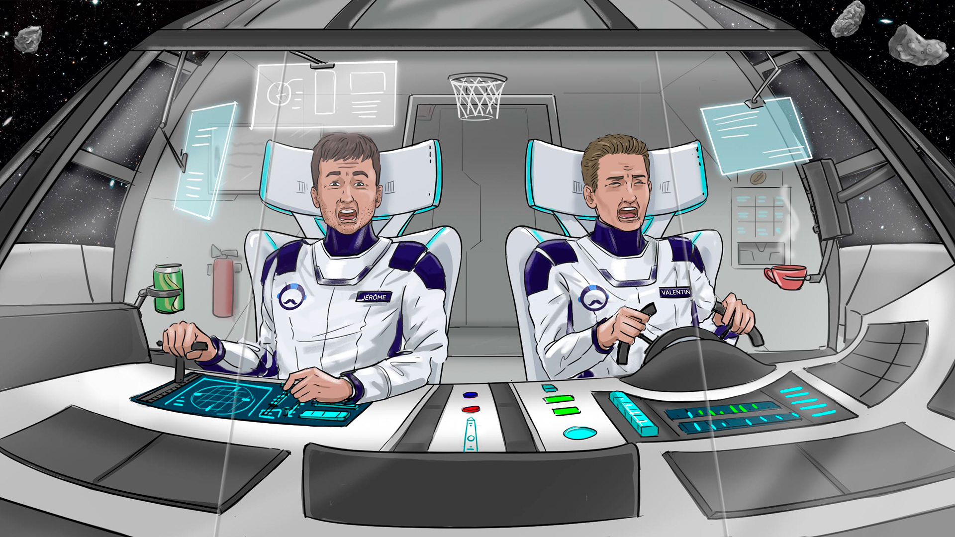 Storyboard - illustrations finalisées (extrait)
