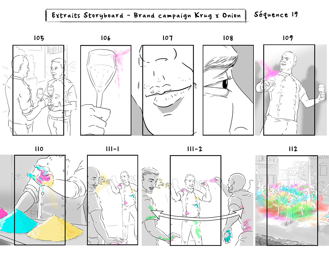 Storyboard 9/16e Krug champagne - extrait