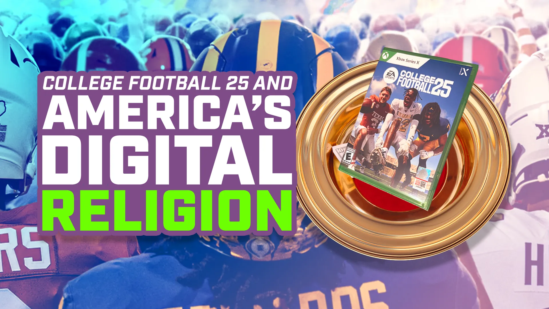 Thumbnail for a review I wrote of CFB 25 and the game's passionate fanbase
