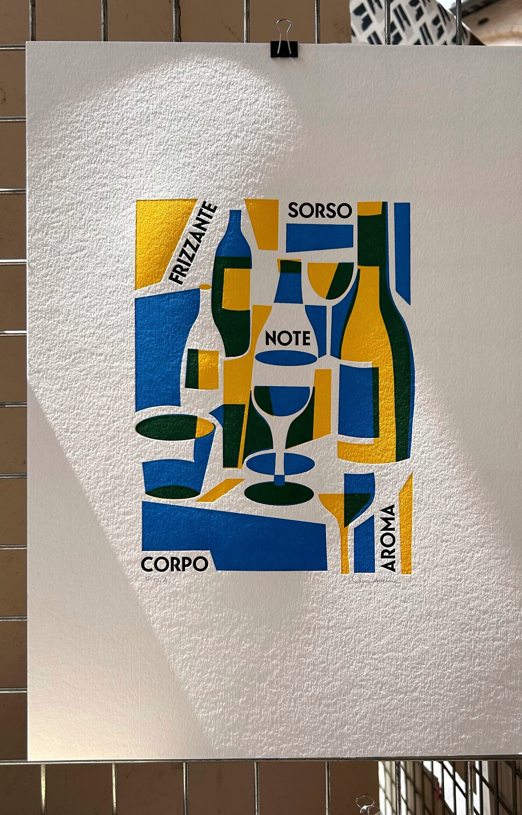 handmade poster Helga Aversa illustrazione festival inchiostro 