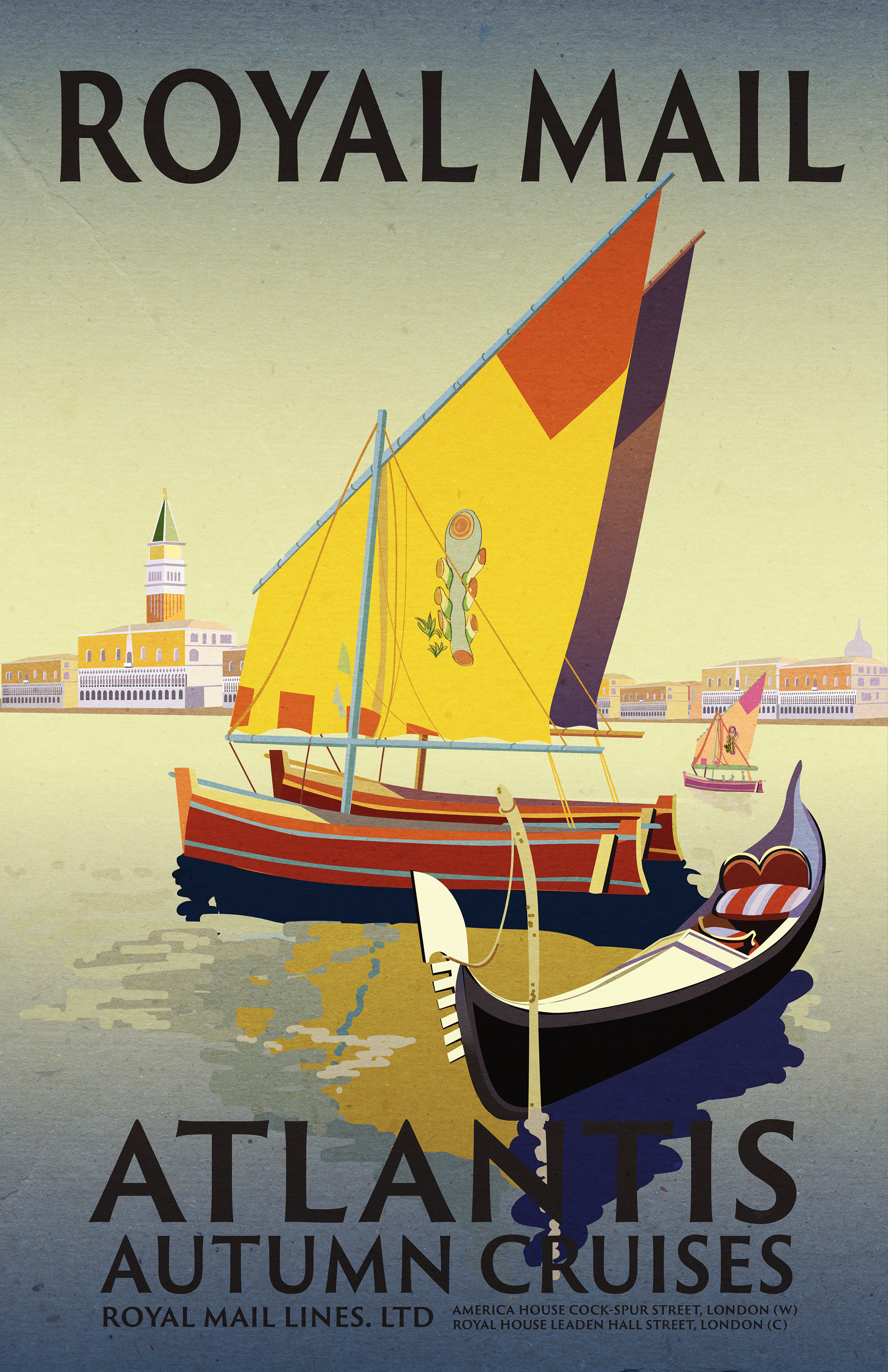 Textural Illustration created in Adobe Photoshop