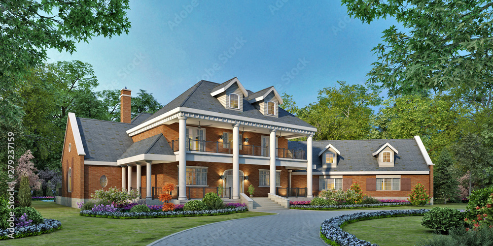 3D Rendering House