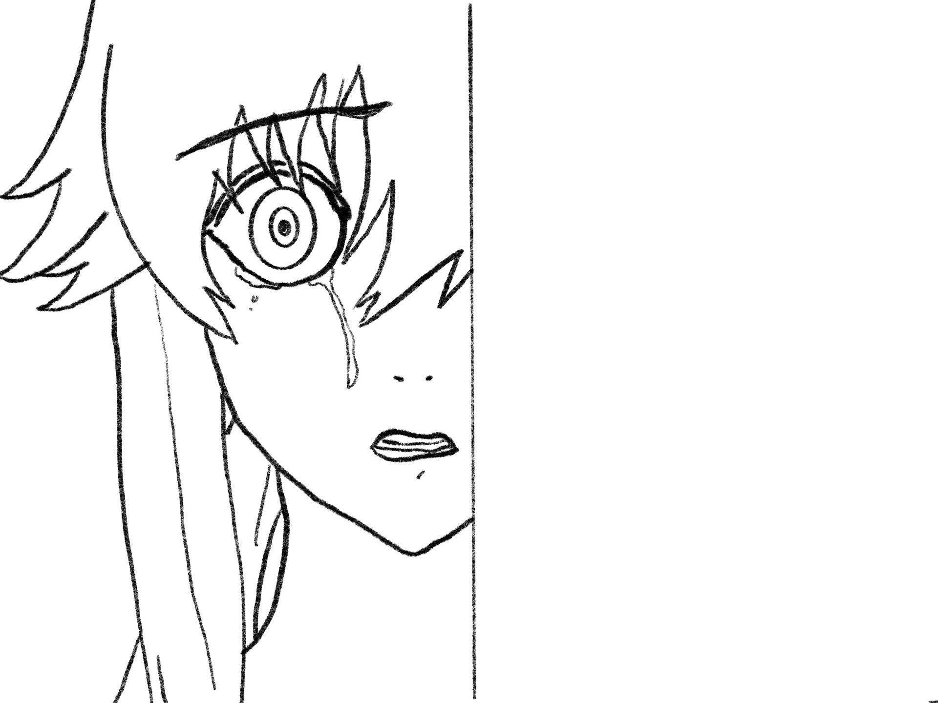I had to draw out a picture to compliment the other half
