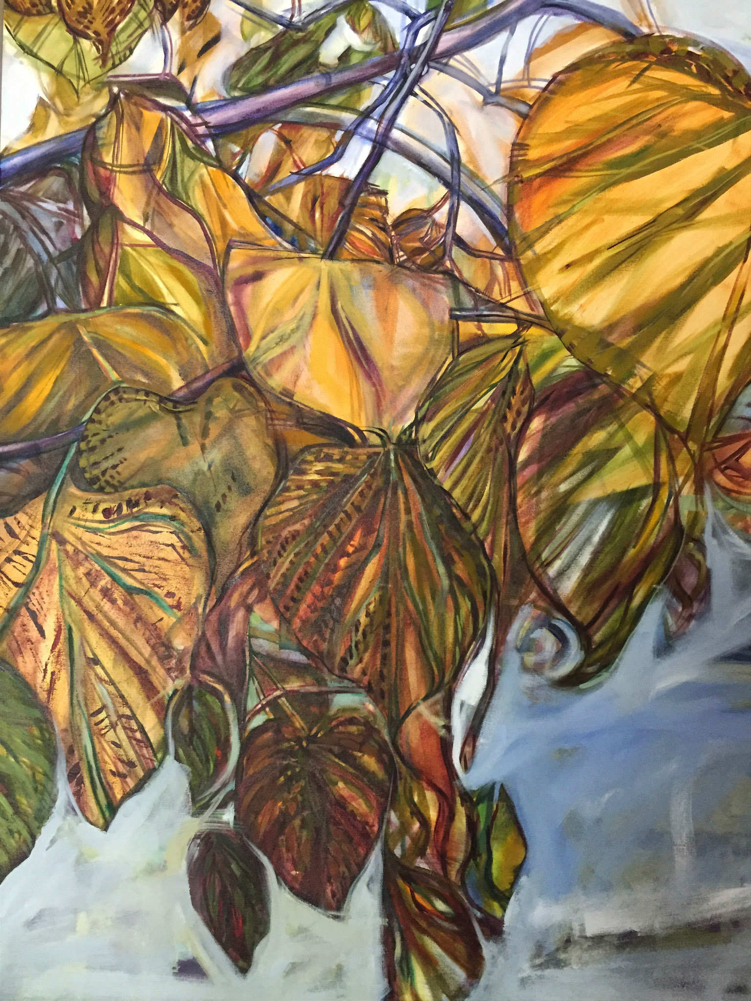 October Walk, Oil on canvas, 30" x 40", 2015 | SOLD