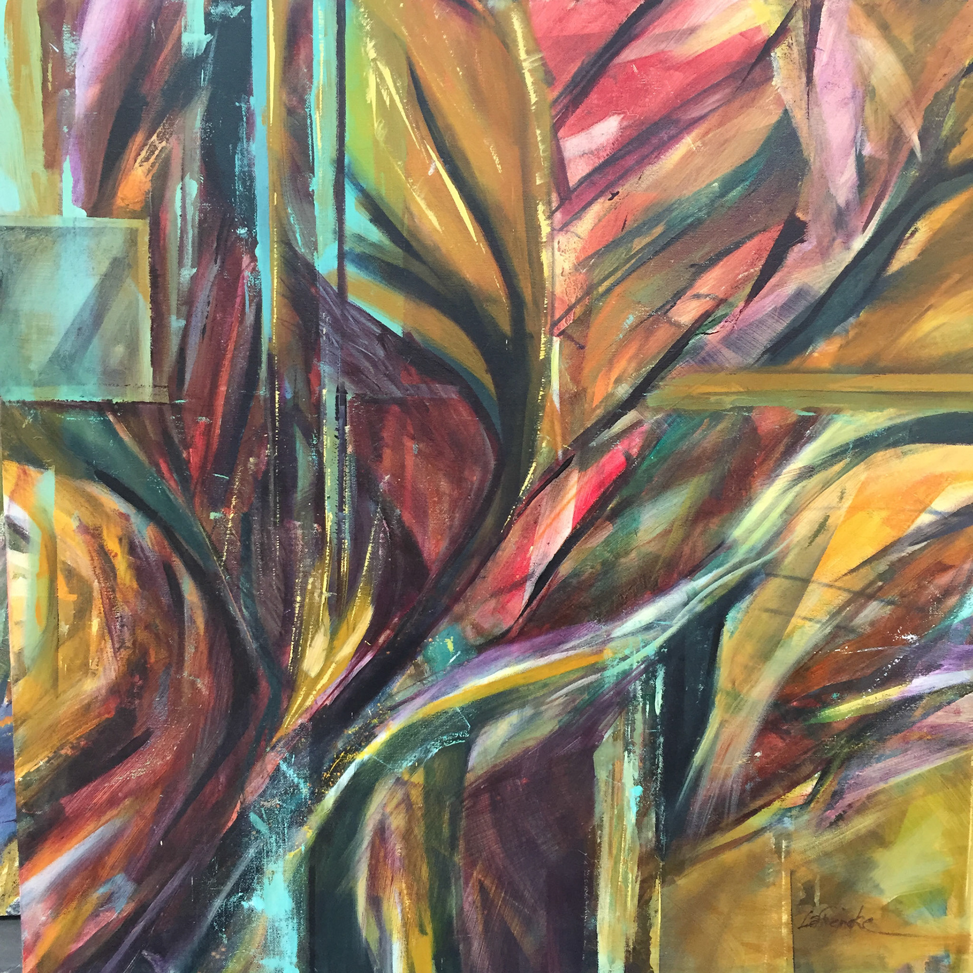 Branch, OIl on canvas, 30" x 30", 2009