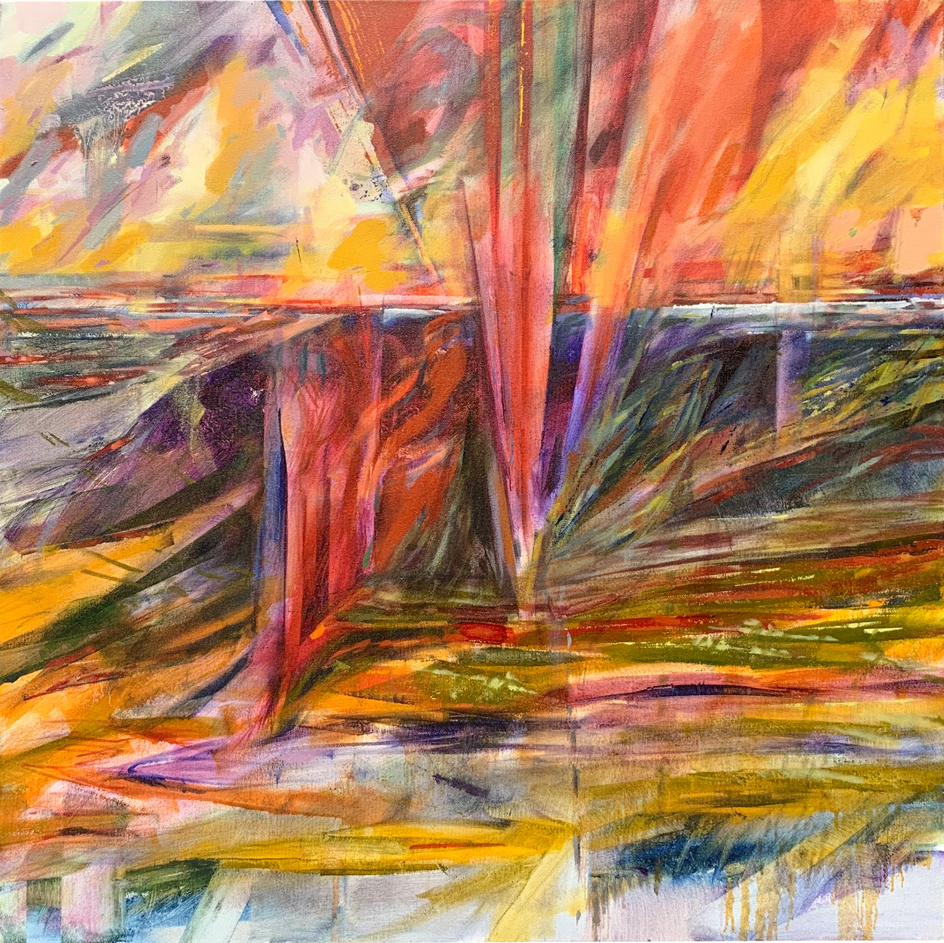 Sceptre, Oil on canvas, 30" x 30", 2019