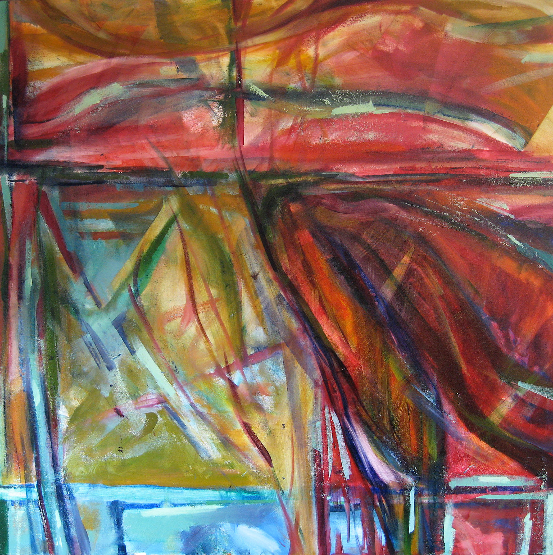 Loose Threads, Oil on canvas, 36" x 36", 2006
