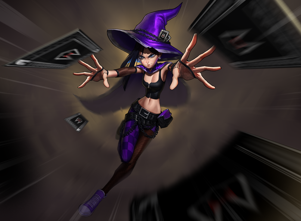 Jayden the Witch - Character Illustration