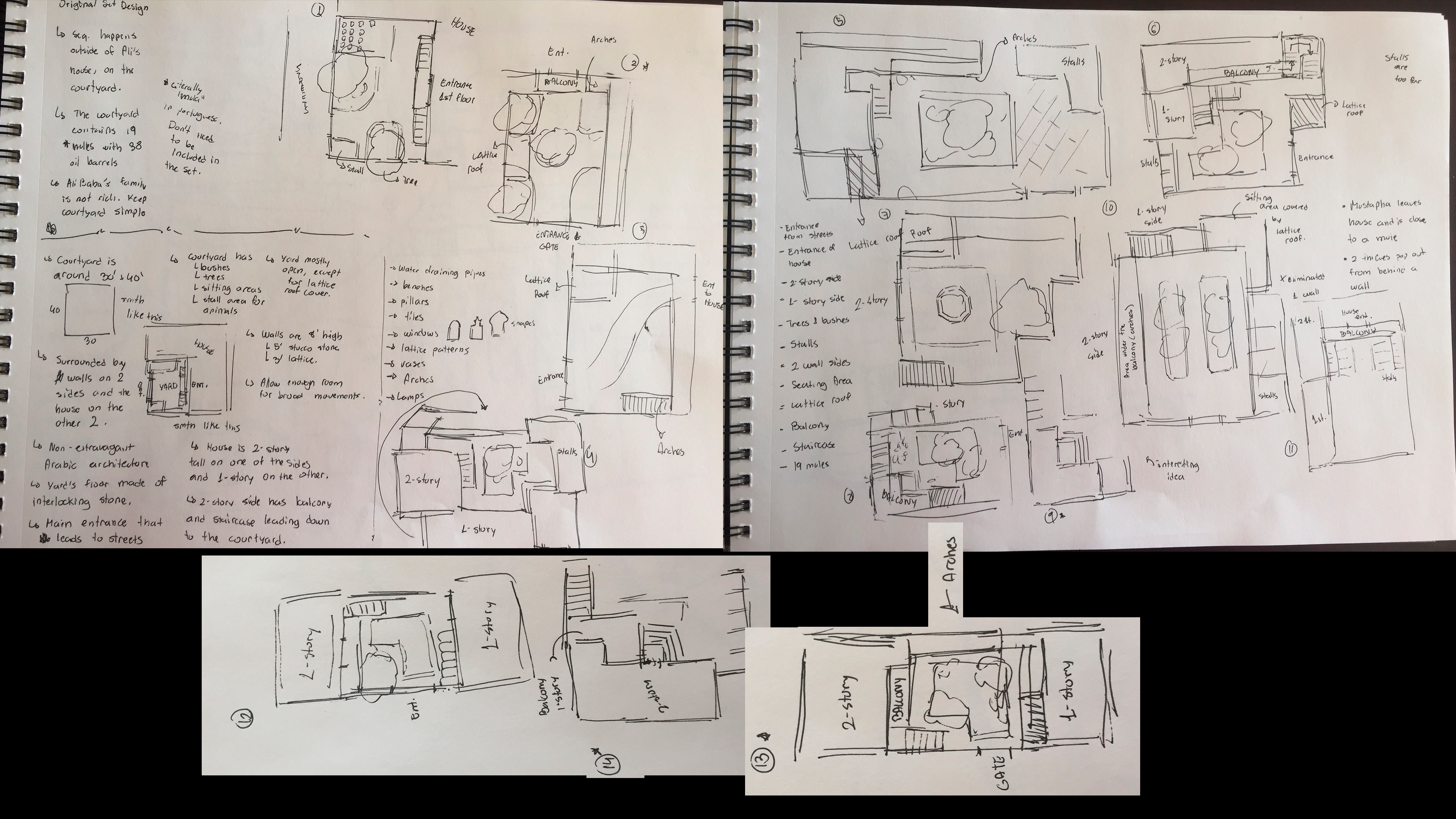 Floorplan Sketches