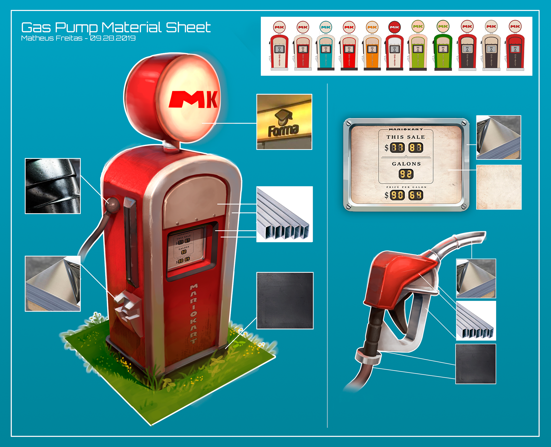 Mario Kart Gas Pump