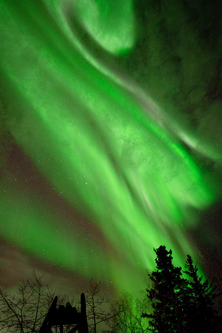 Aurora Swirls, Yellowknife, NT, Canada