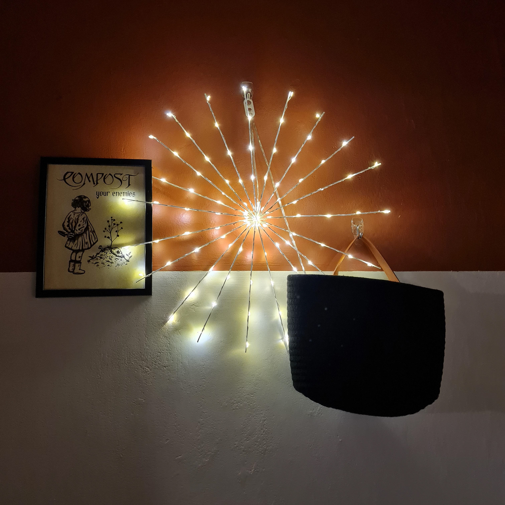A little extra fairy lights.