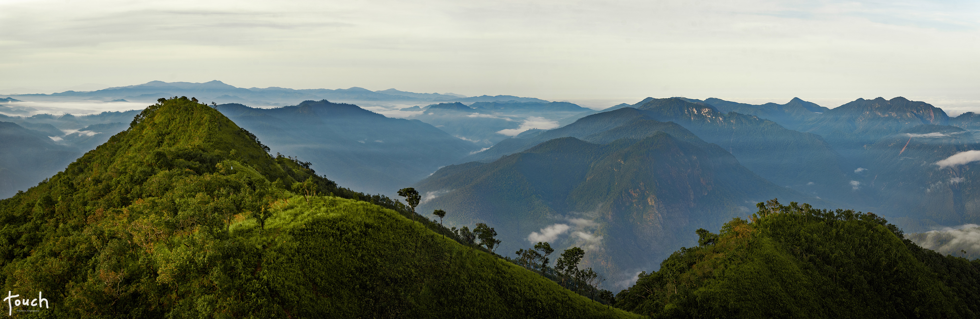 A7ii + FE 28-70mm (Panorama) @Ngon Kie Mountain, Mae Hong Son