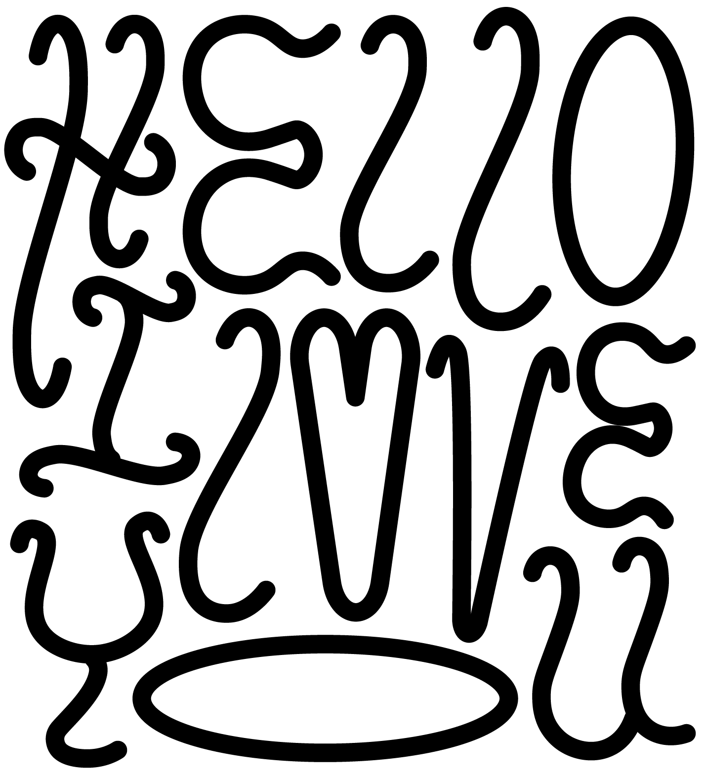 Vector letters