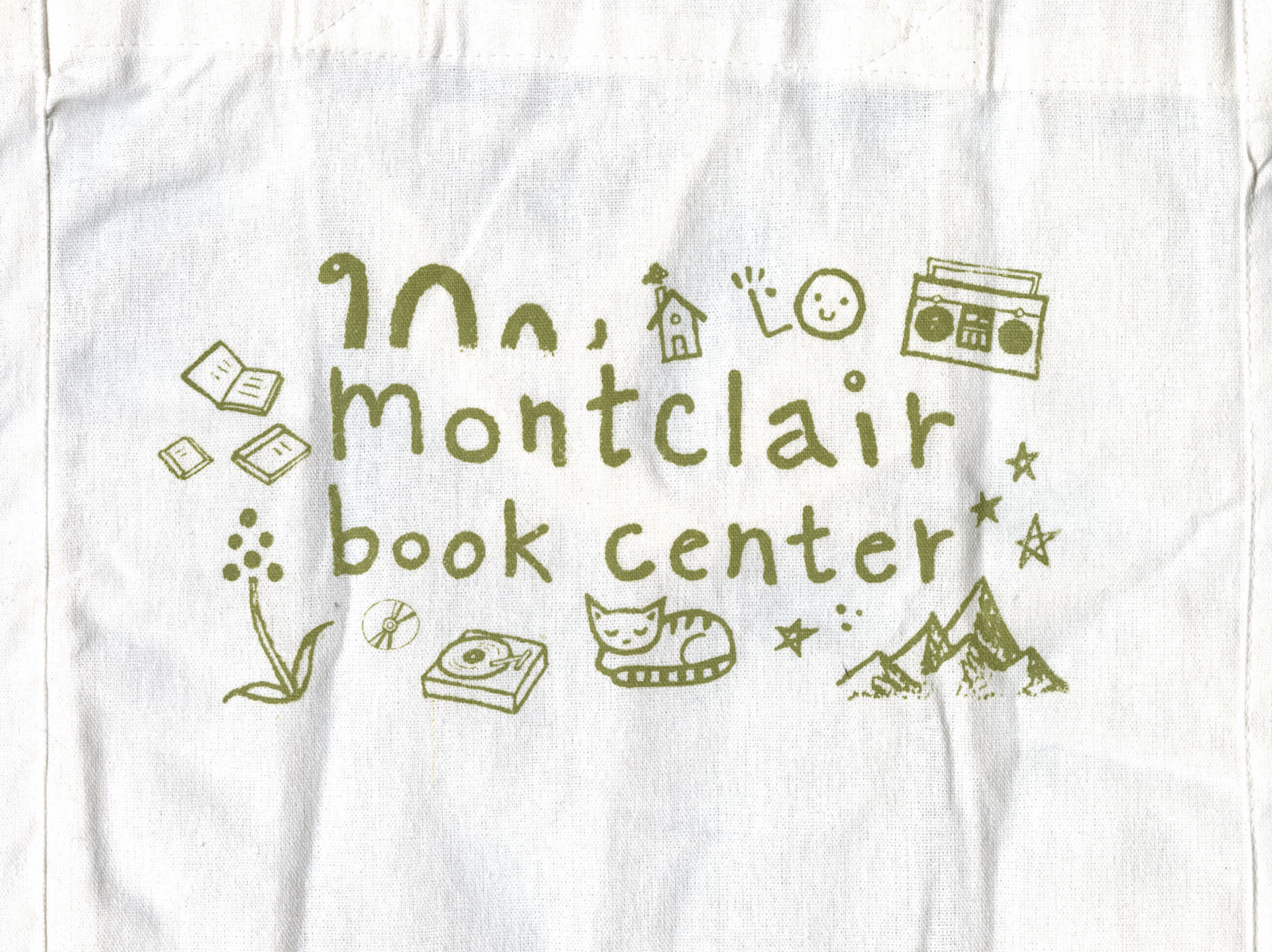 Tertiary Logo and Illustrations screenprinted on tote.
